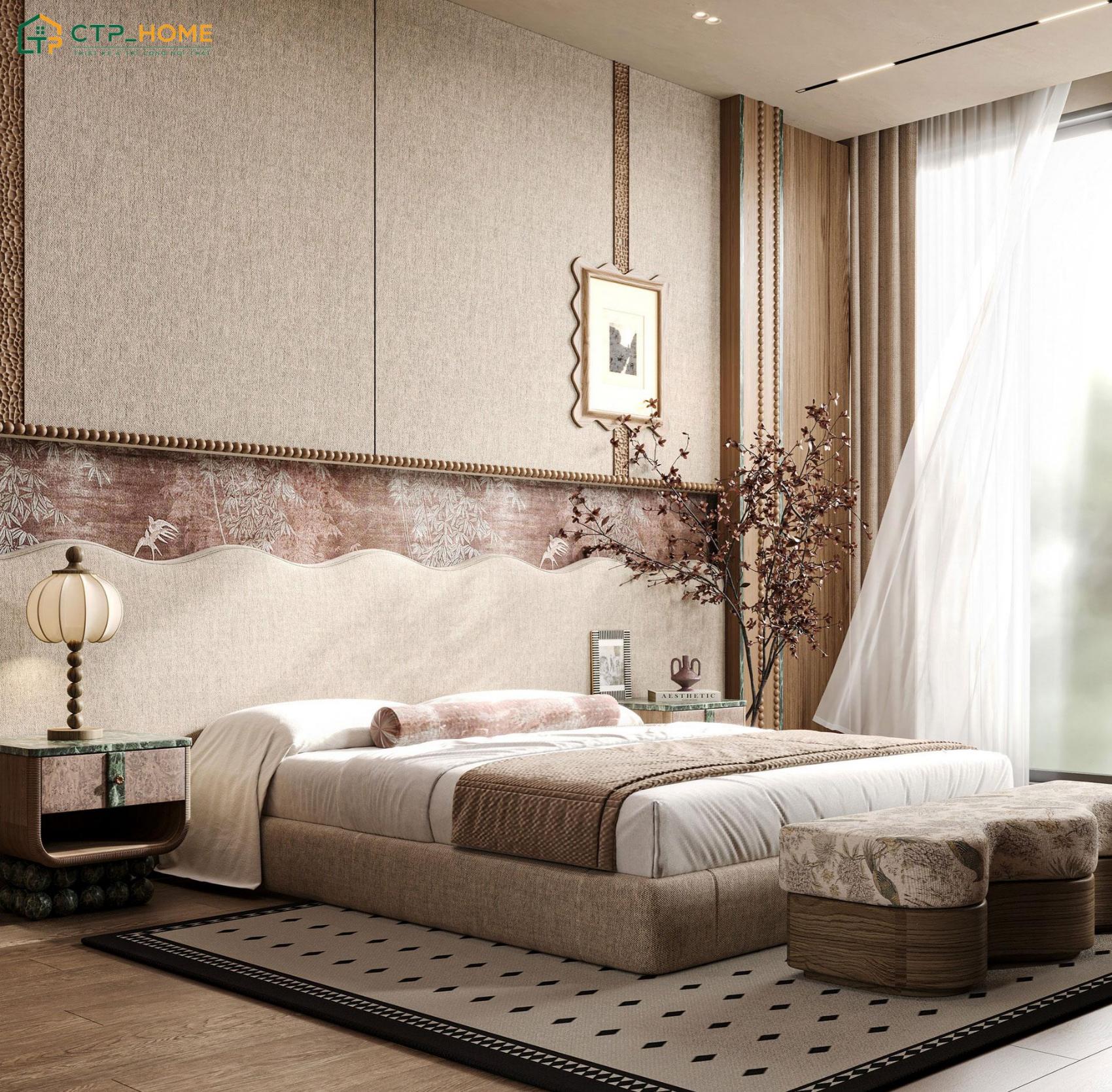 Bố trí phòng ngủ đẹp cho người mệnh Mộc sẽ giúp tạo cảm giác ấm cúng hơn khi nghỉ ngơi