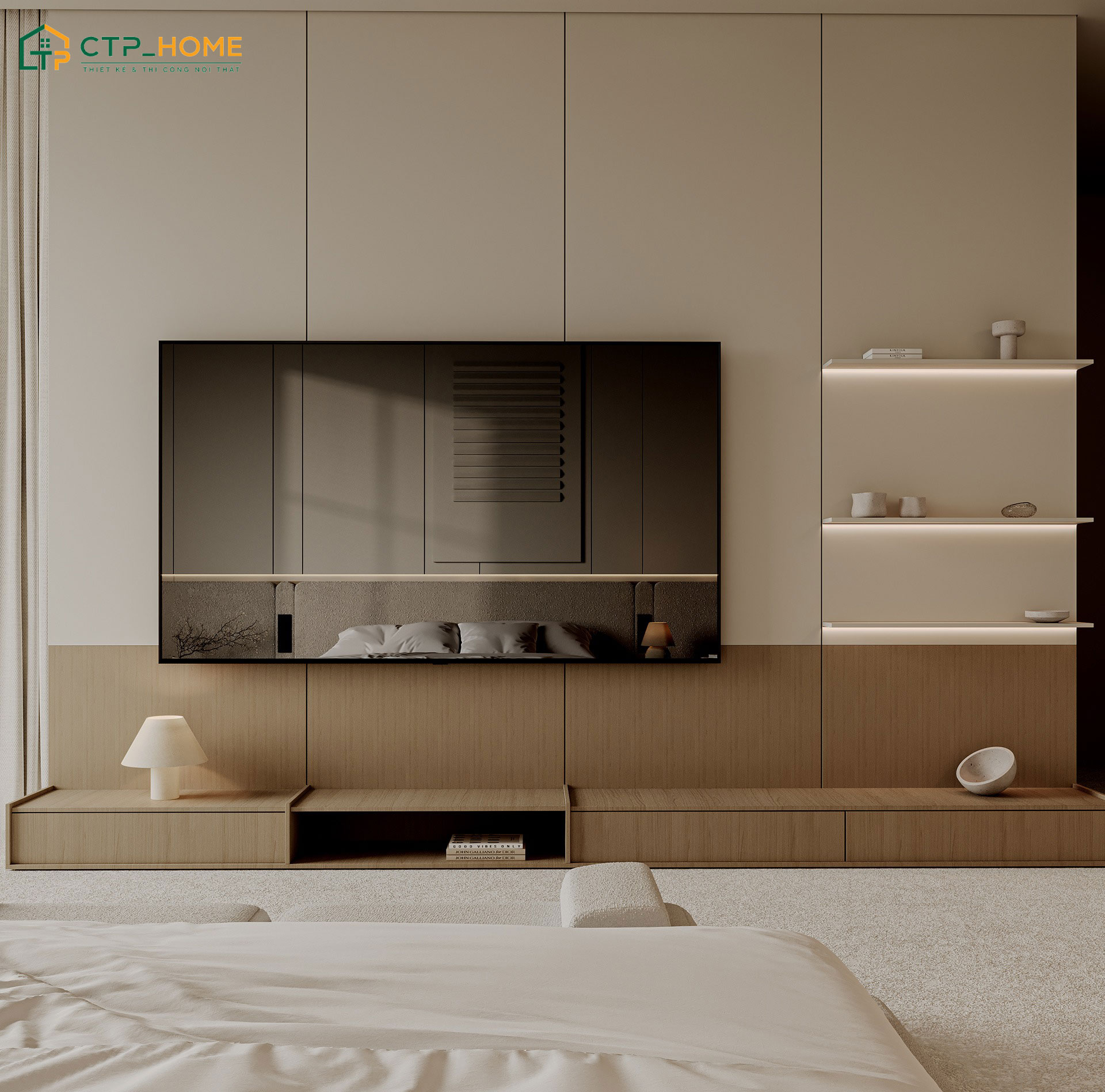 Hạn chế bày trí quá nhiều đồ điện tử để không bị ảnh hưởng bởi các bức xạ vô tuyến