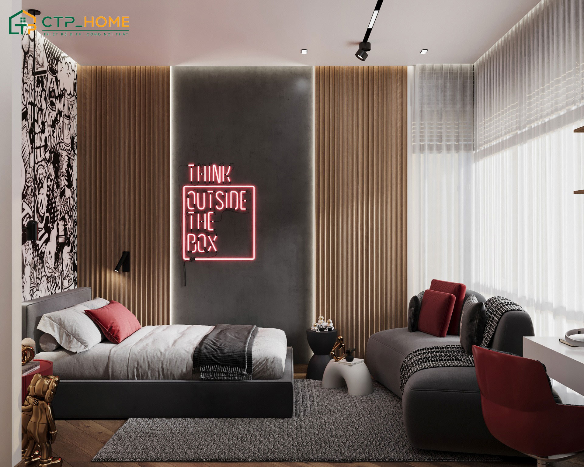 Sử dụng rèm hai lớp để điều chỉnh ánh sáng dễ hơn mà vẫn đảm bảo tính riêng tư