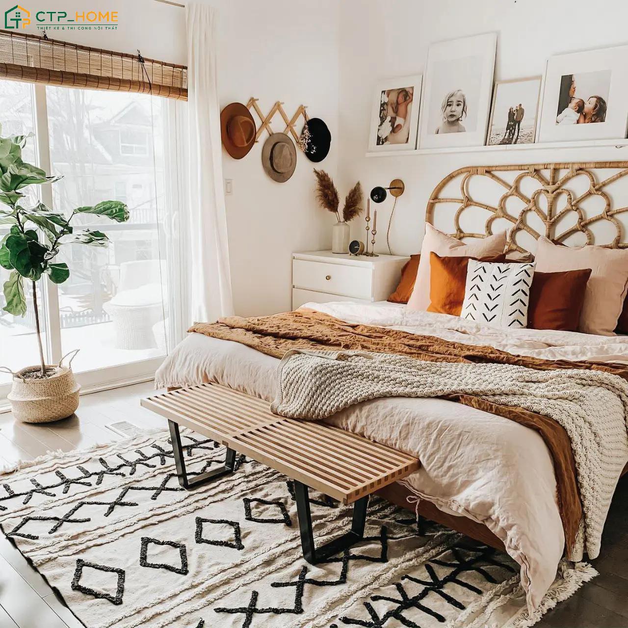 Decor phòng ngủ Vintage với nội thất hoài cổ giúp đem đến vẻ đẹp nhẹ nhàng và đầy cảm xúc