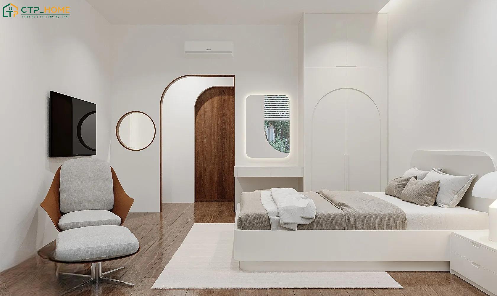 Decor phòng ngủ cute tone trắng đem đến vẻ đẹp thanh lịch, nhẹ nhàng và đầy tinh tế