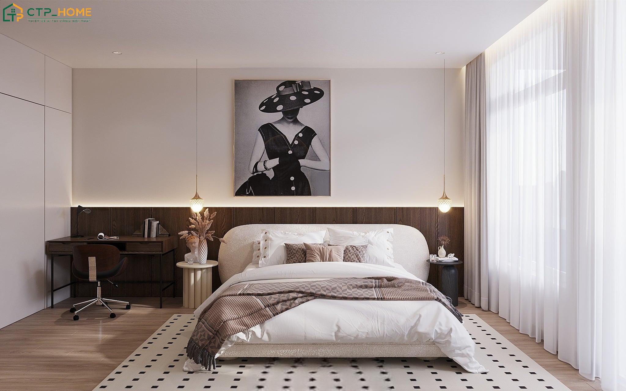 Decor lại phòng ngủ hiện đại với đầy đủ tiện nghi và tràn đầy cảm hứng cho gia chủ