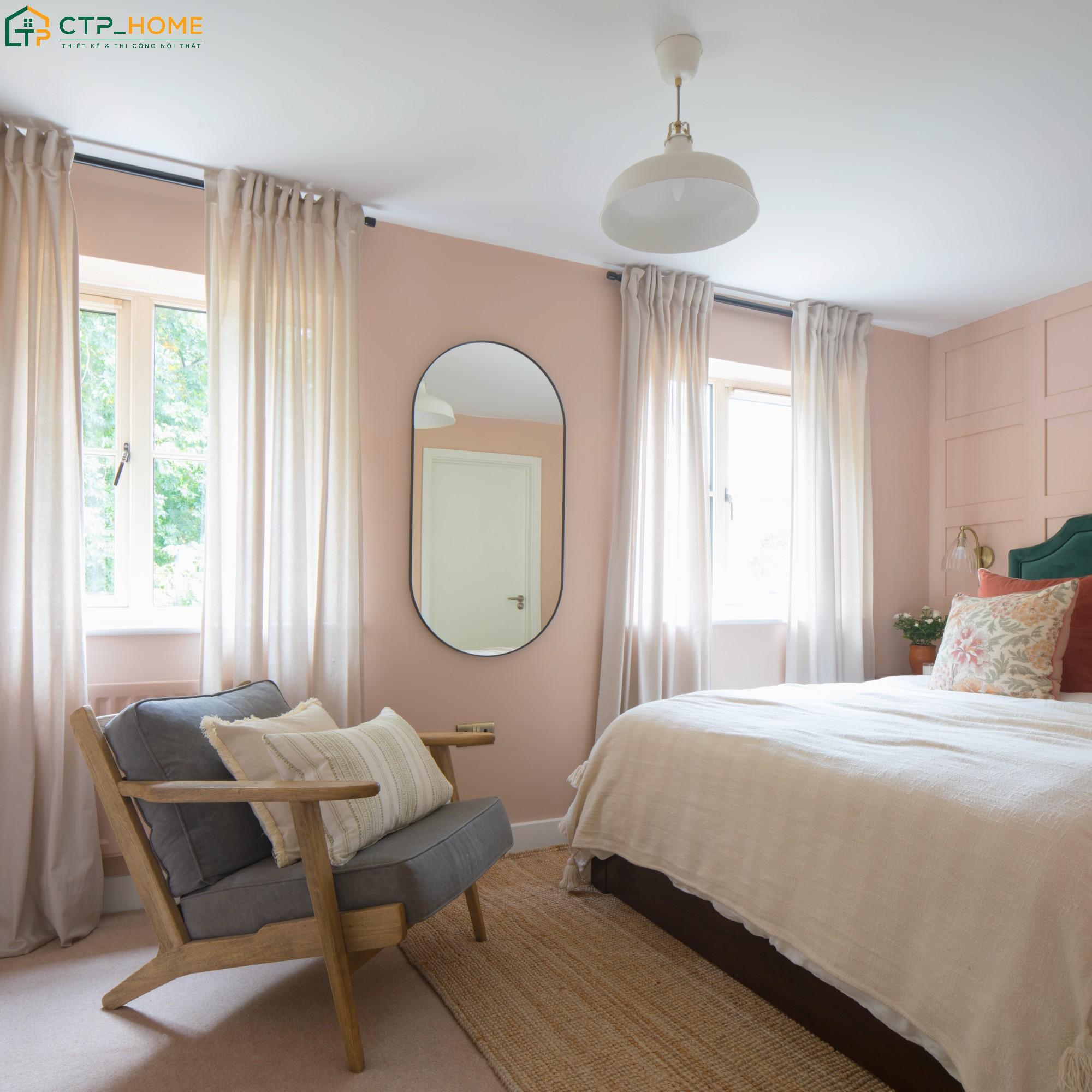 Mẫu phòng ngủ decor bằng ánh sáng tự nhiên sẽ giúp không gian trở nên thông thoáng hơn
