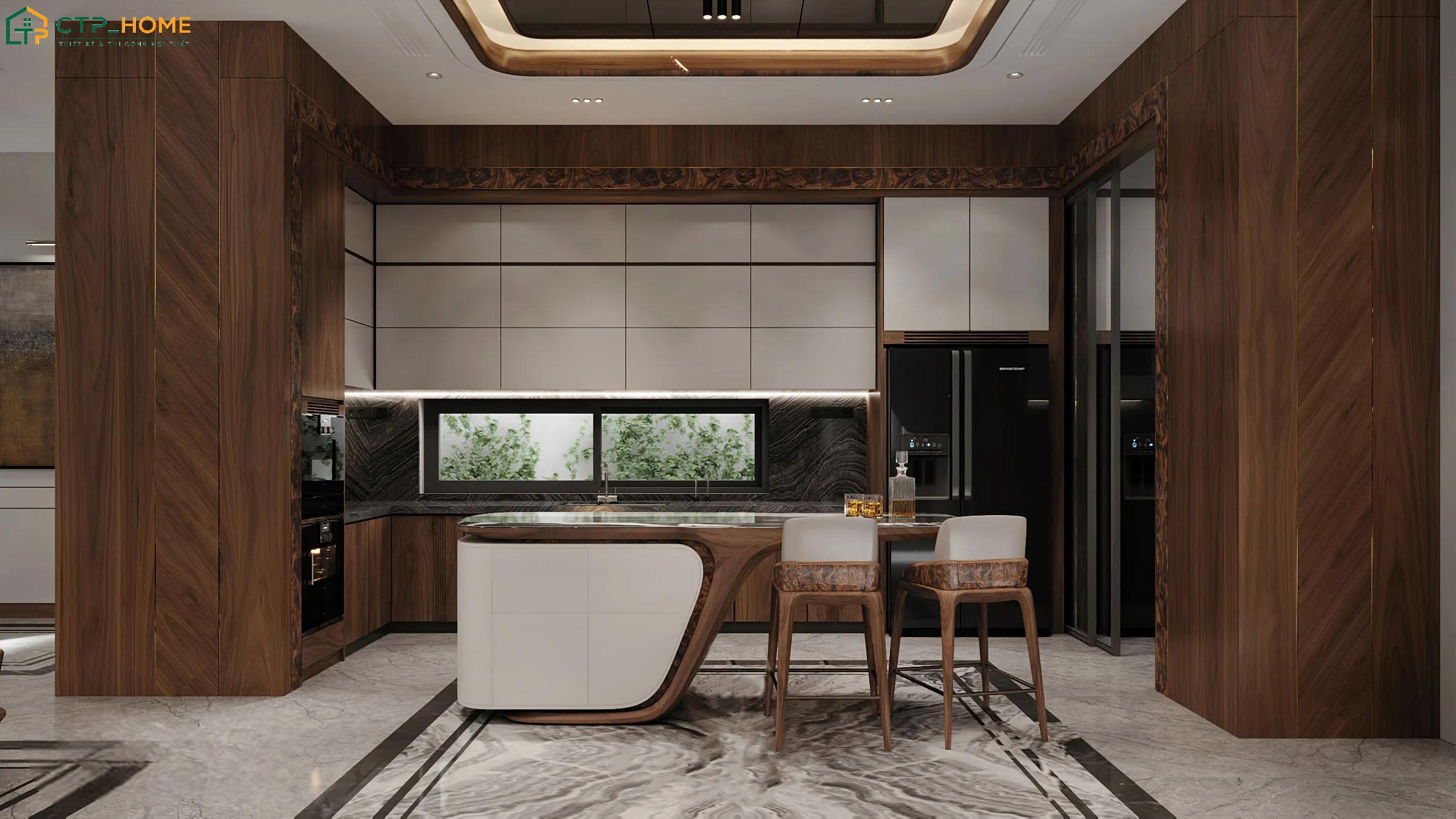 Lựa chọn tủ bếp phù hợp không chỉ giúp tối ưu công năng mà còn giúp tăng thêm tính thẩm mỹ
