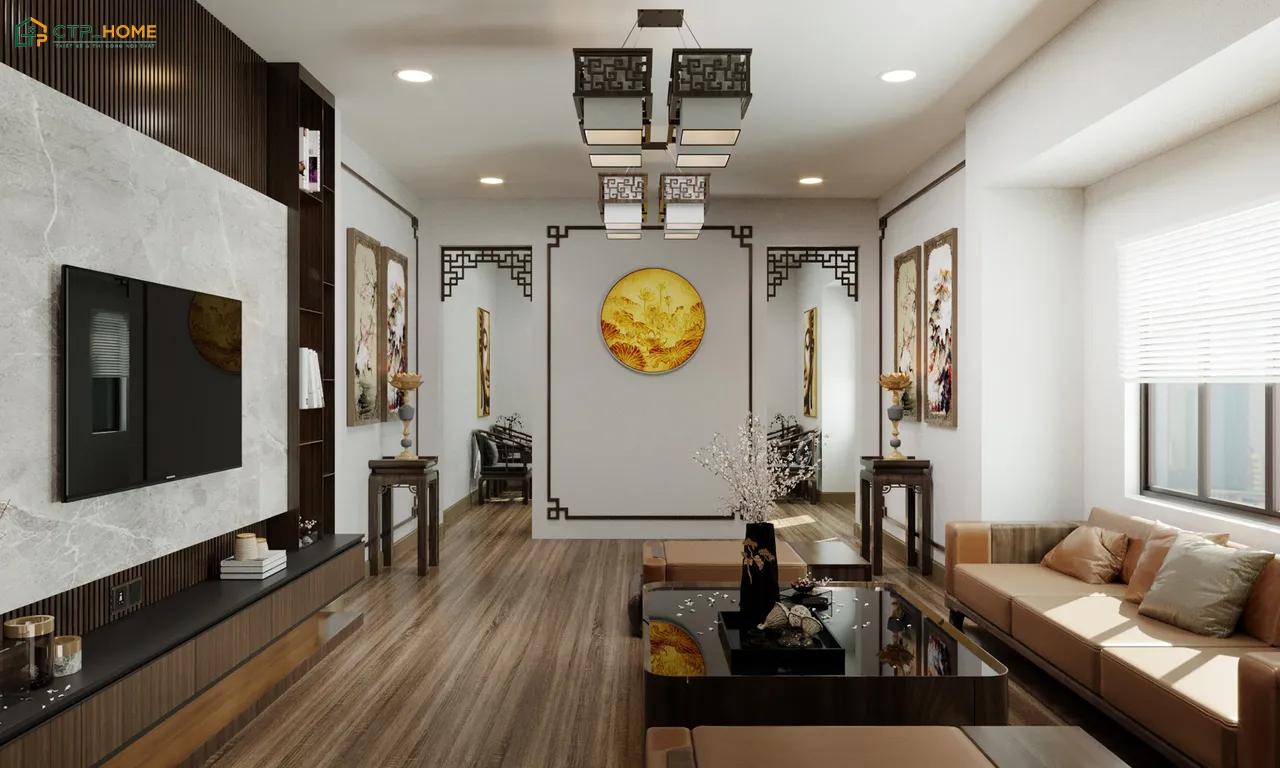 45+ Mẫu thiết kế nội thất phòng khách nhà cấp 4 đẹp, ấn tượng
