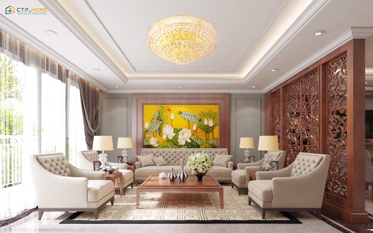 CTP Home là một trong những đơn vị thiết kế nội thất phòng khách đẹp nhà cấp 4 có độ uy tín cao