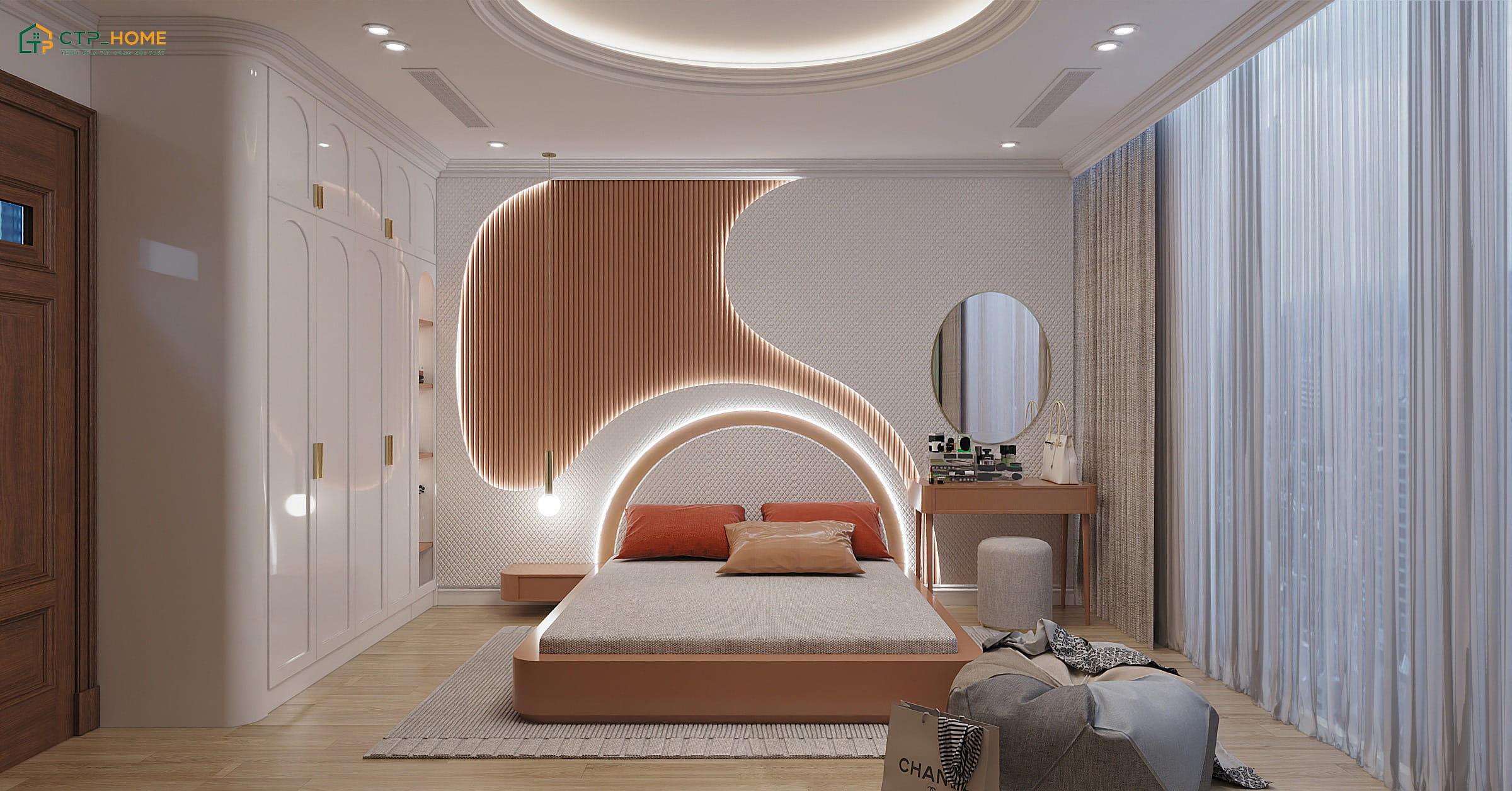 Mẫu thiết kế phòng ngủ biệt thự đẹp cho trẻ em sẽ cần phụ thuộc vào độ tuổi và giới tính của trẻ