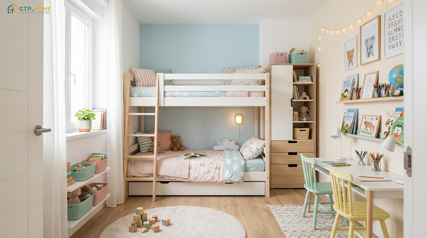 Cần dựa vào sở thích và giới tính của bé để lựa chọn phương án thiết kế phù hợp
