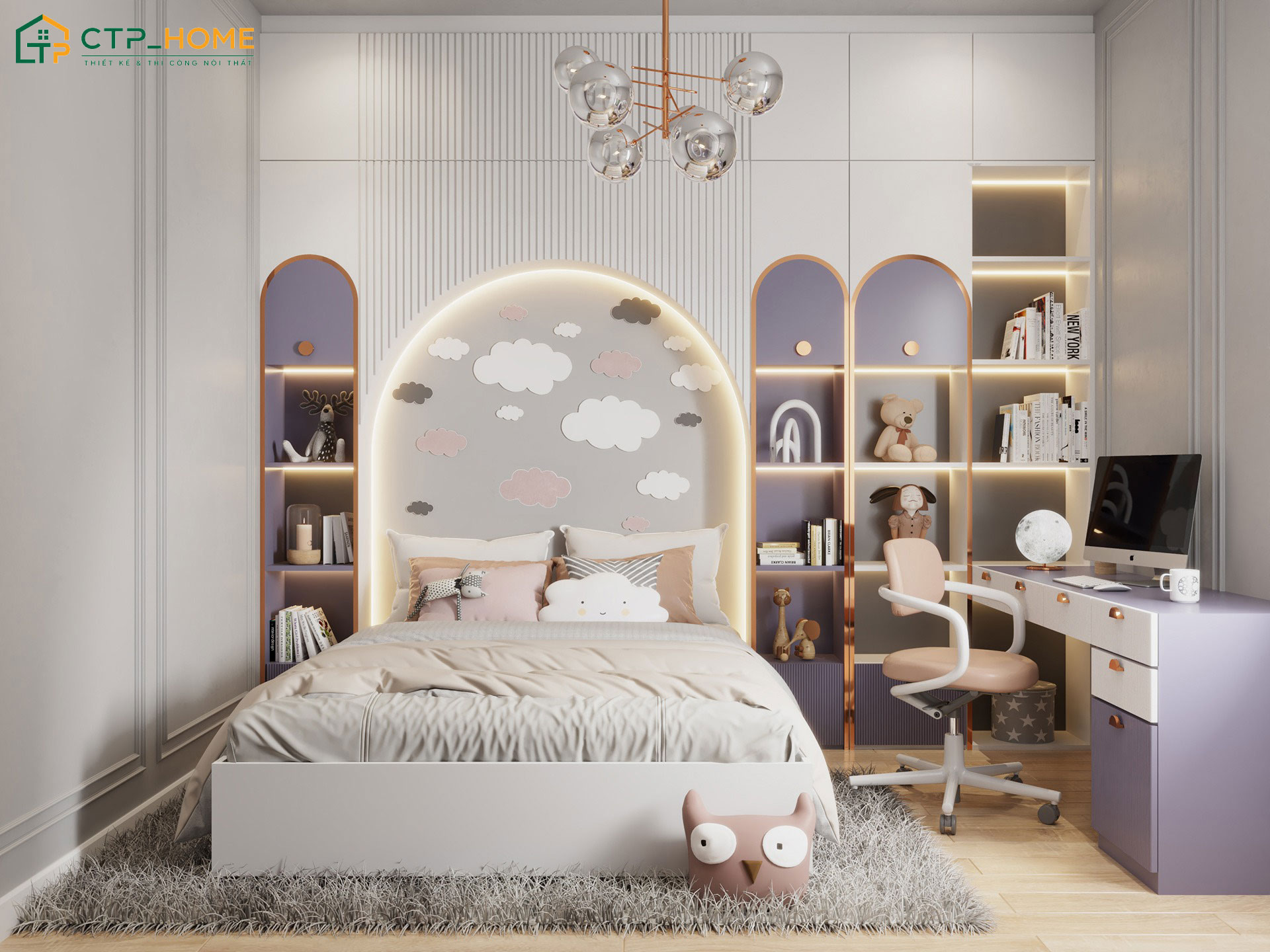 Kết hợp hài hòa giữa ánh sáng tự nhiên và nhân tạo sẽ giúp tạo nên một tổng thể cân đối và dễ chịu