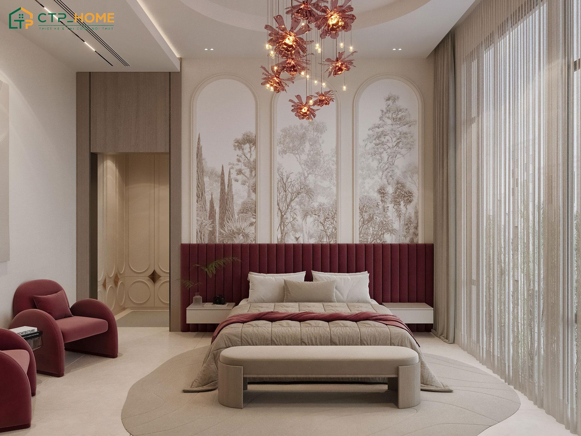 Mẫu phòng ngủ cho bé gái 20m2 được bố trí khoa học, đảm bảo hài hòa từ công năng đến thẩm mỹ