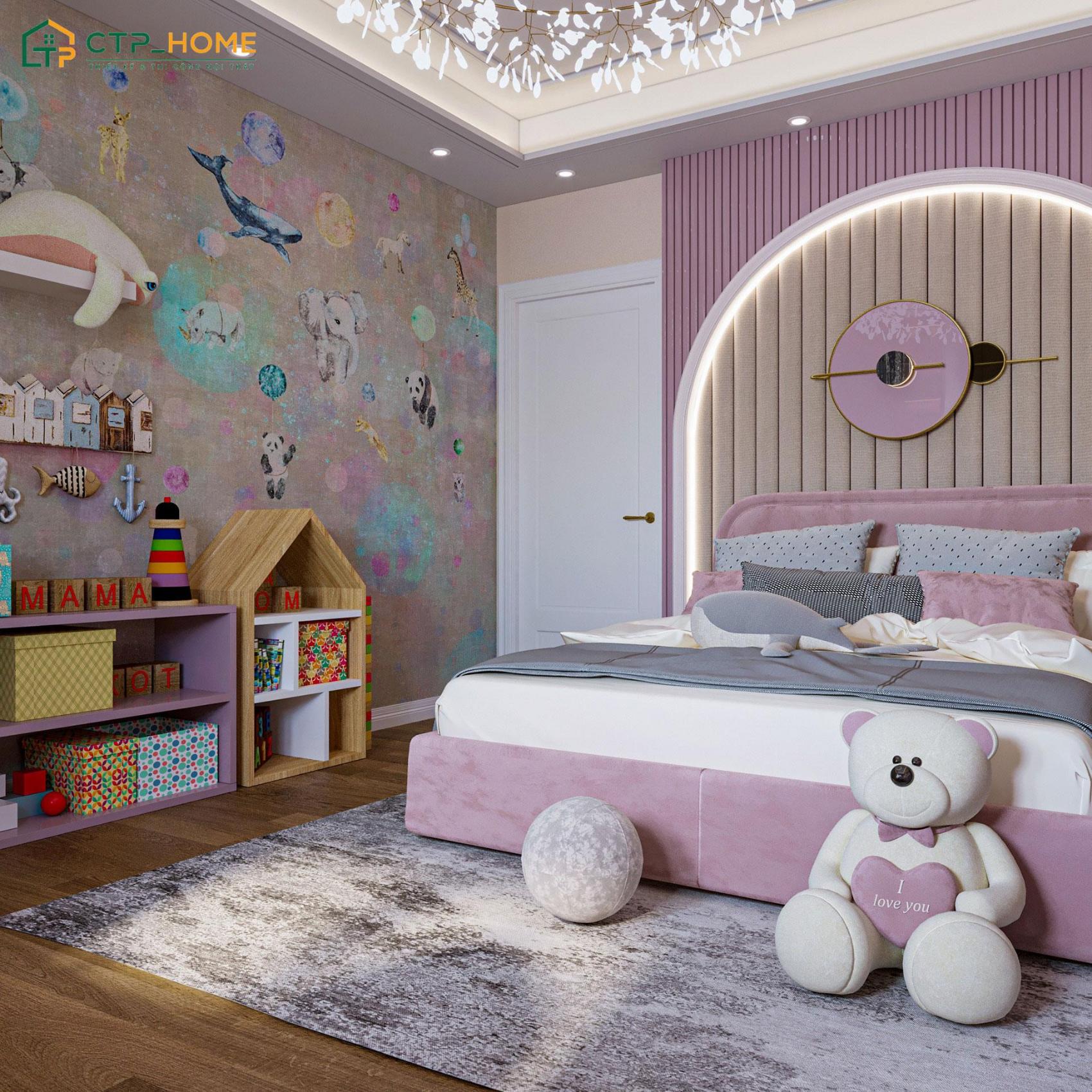 CTP Home thiết kế phòng ngủ dựa trên sở thích, nhu cầu, độ tuổi và thói quen sinh hoạt của bé