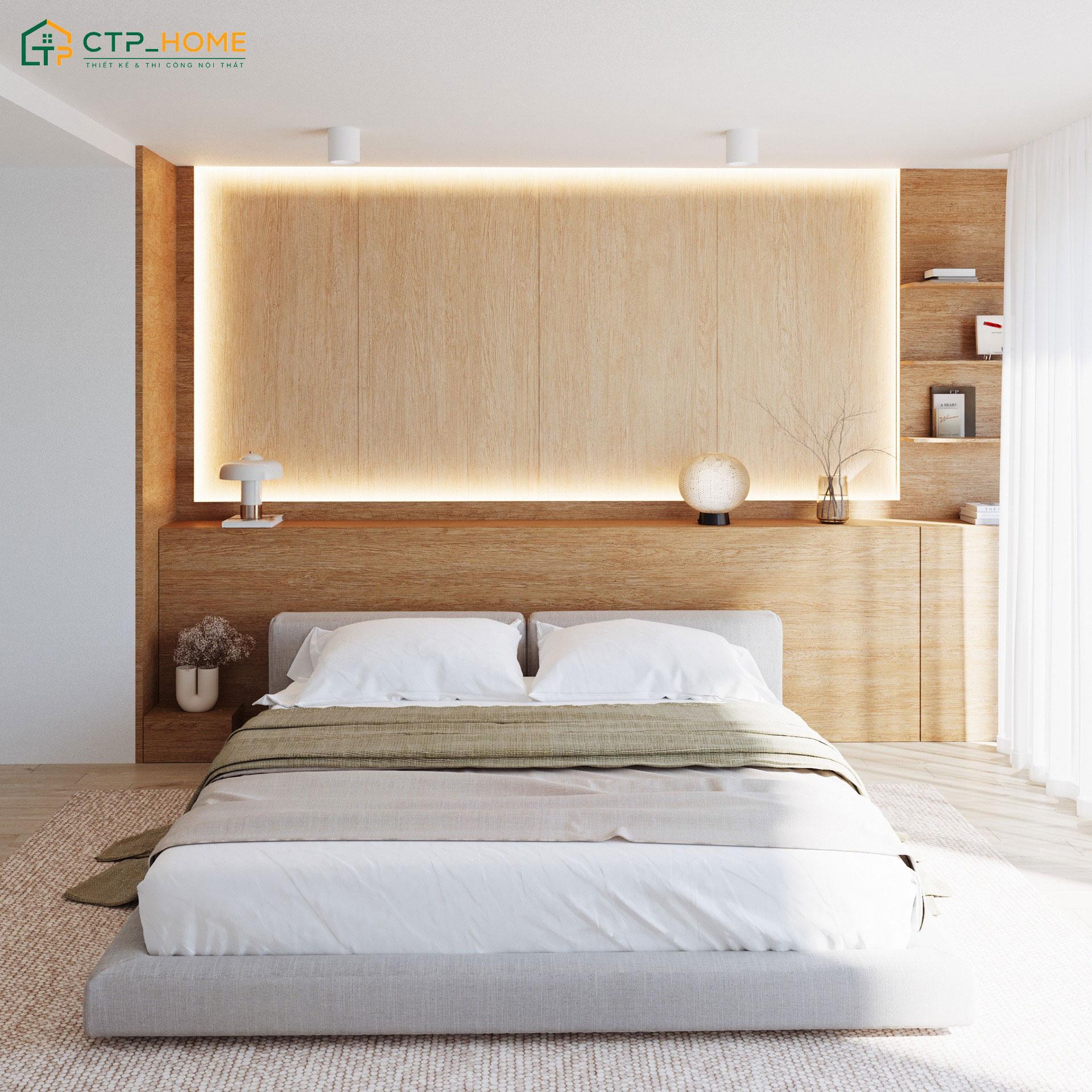 Mẫu thiết kế phòng ngủ đẹp cho 2 vợ chồng đơn giản sẽ chỉ sử dụng những món đồ nội thất cơ bản