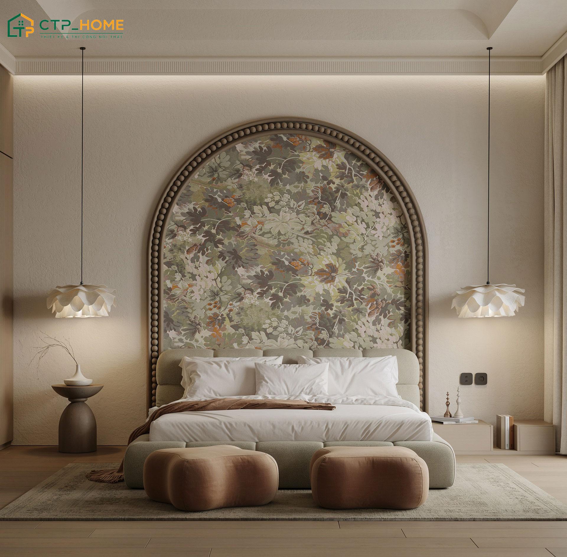 Phong cách Á Đông gây ấn tượng với các chi tiết được trang trí riêng theo gu thẩm mỹ của hai vợ chồng