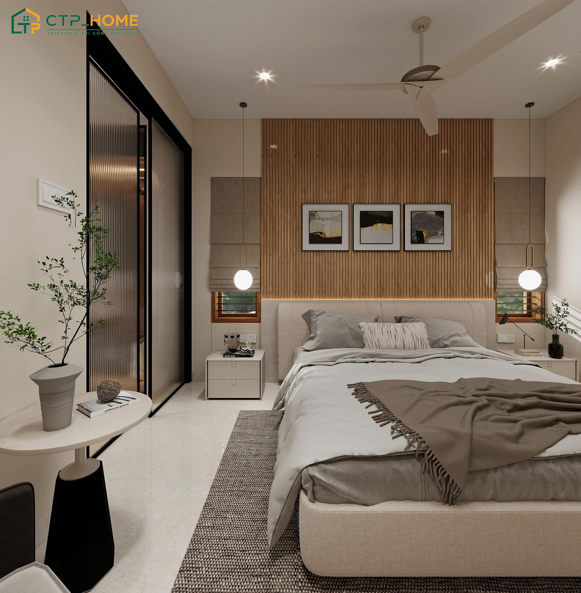 Mẫu decor vợ chồng phòng ngủ đẹp hiện đại với cách bố trí khoa học giúp đảm bảo sự thoải mái khi sử dụng