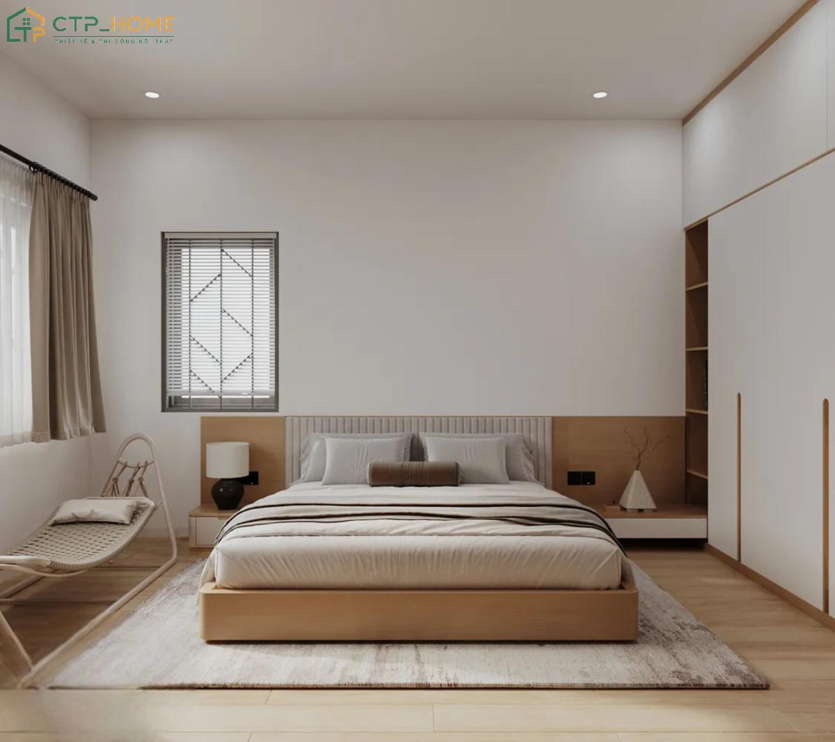 Sử dụng lối thiết kế hiện đại sẽ giúp tạo cảm giác không gian được mở rộng hơn so với thực tế