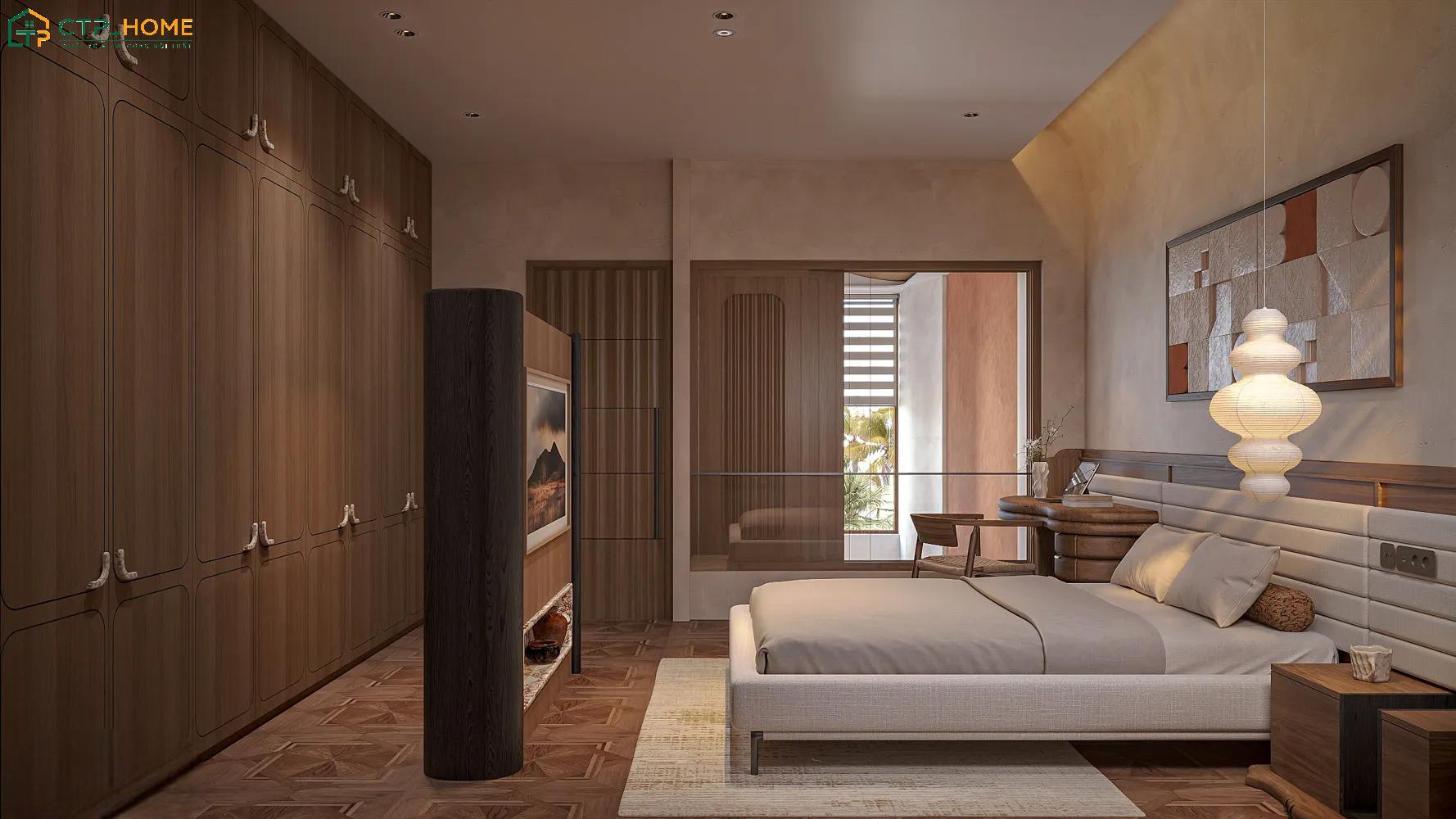 Sắp xếp nội thất phòng ngủ nhà ống hợp lý sẽ giúp tối ưu công năng và đảm bảo tính thẩm mỹ