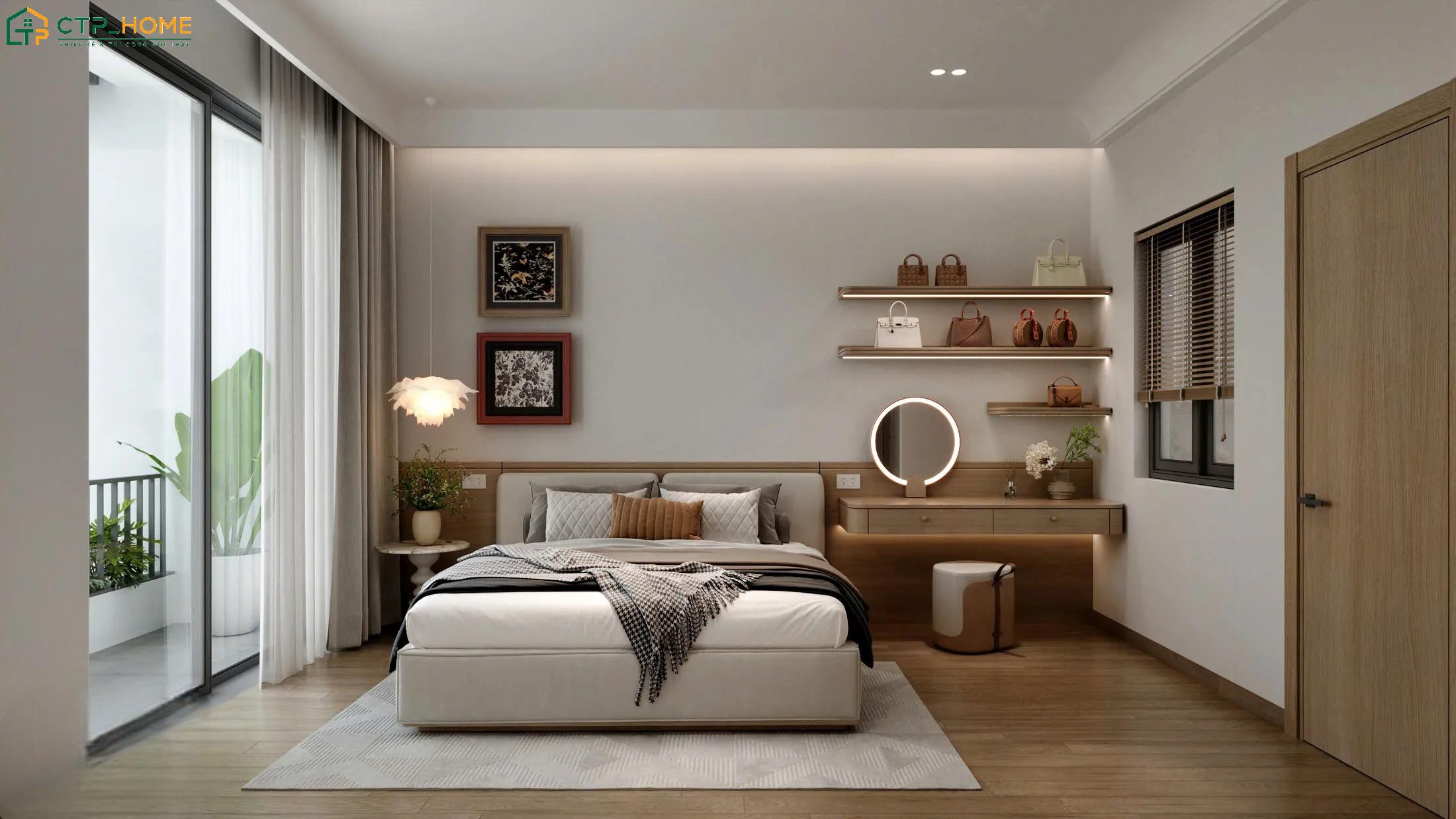 Gia chủ nên bố trí hệ thống cửa sổ cỡ lớn để giúp không gian luôn thông thoáng và dễ chịu