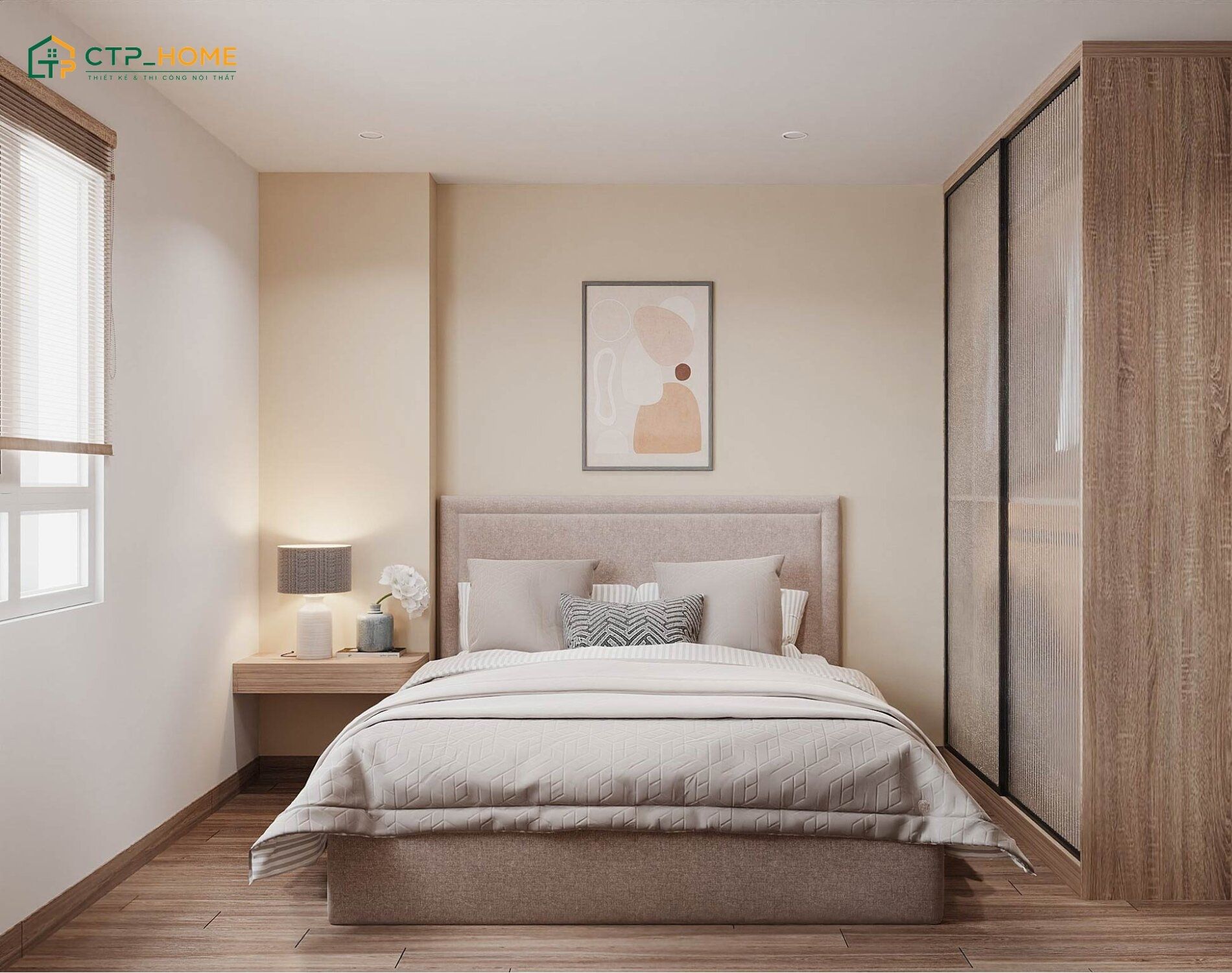 Phong cách tối giản sẽ hạn chế các chi tiết trang trí rườm rà để giúp không gian trở nên thông thoáng hơn