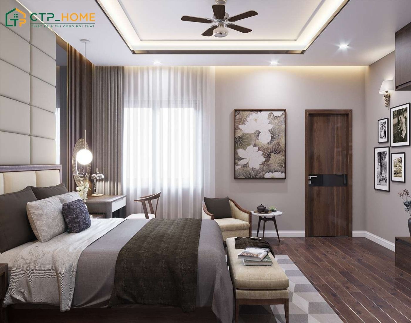 Nên đặt phòng ngủ ông bà ở tầng thấp, gần nhà vệ sinh để đảm bảo sự thuận tiện