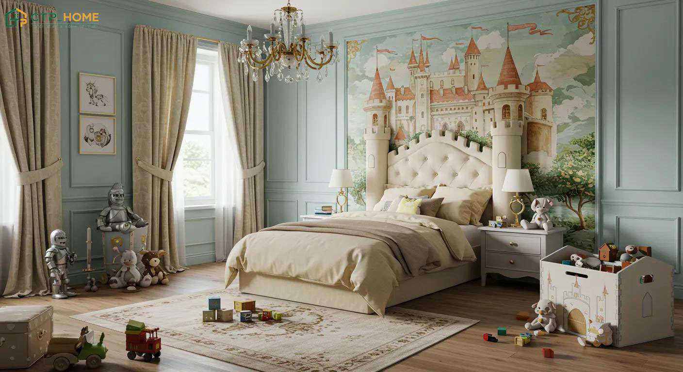 CTP Home - Đơn vị chuyên thiết kế nội thất phòng ngủ cho trẻ em uy tín trên toàn quốc