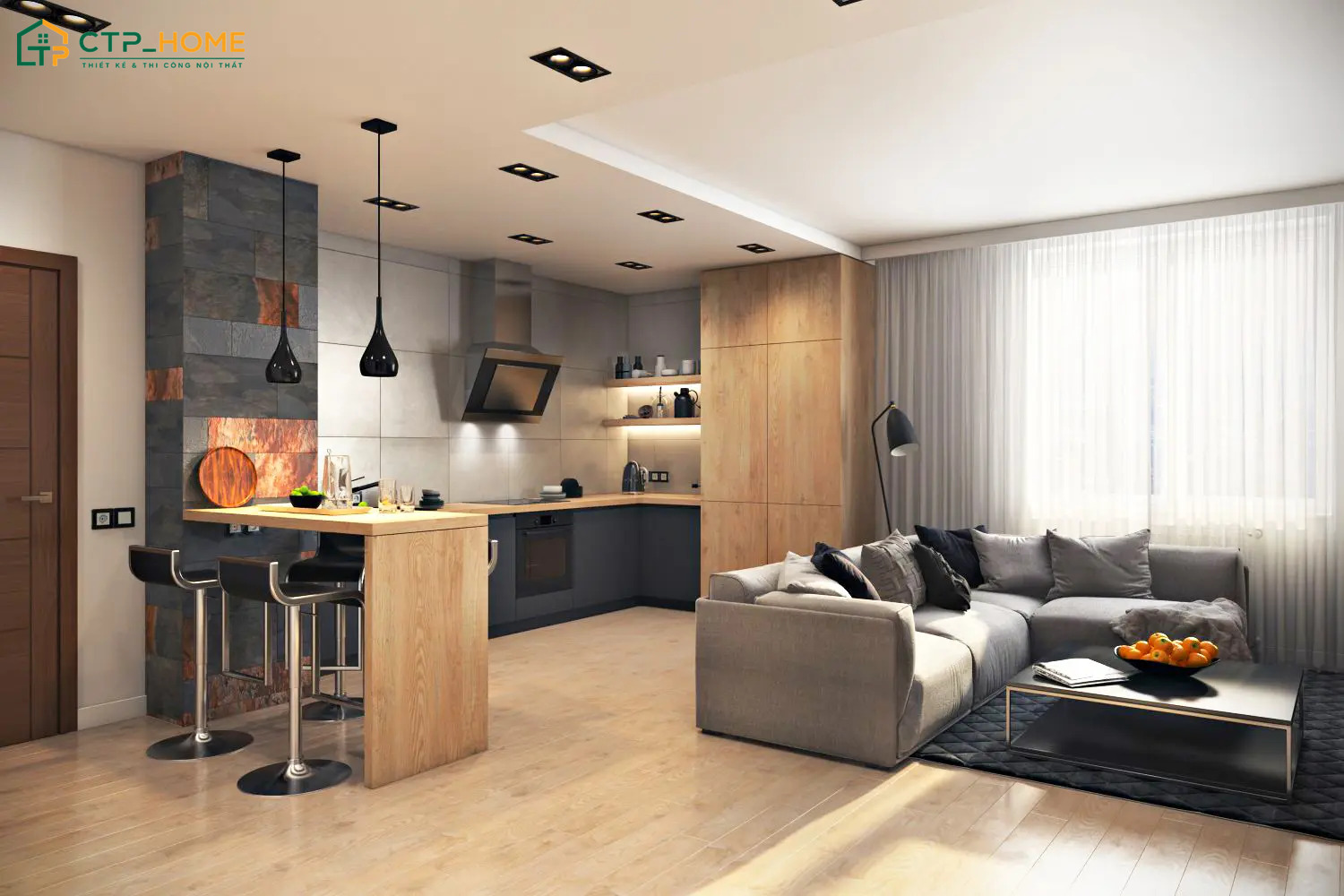 CTP Home là đơn vị thiết kế decor nhà bếp nhỏ uy tín được nhiều gia chủ tin tưởng lựa chọn