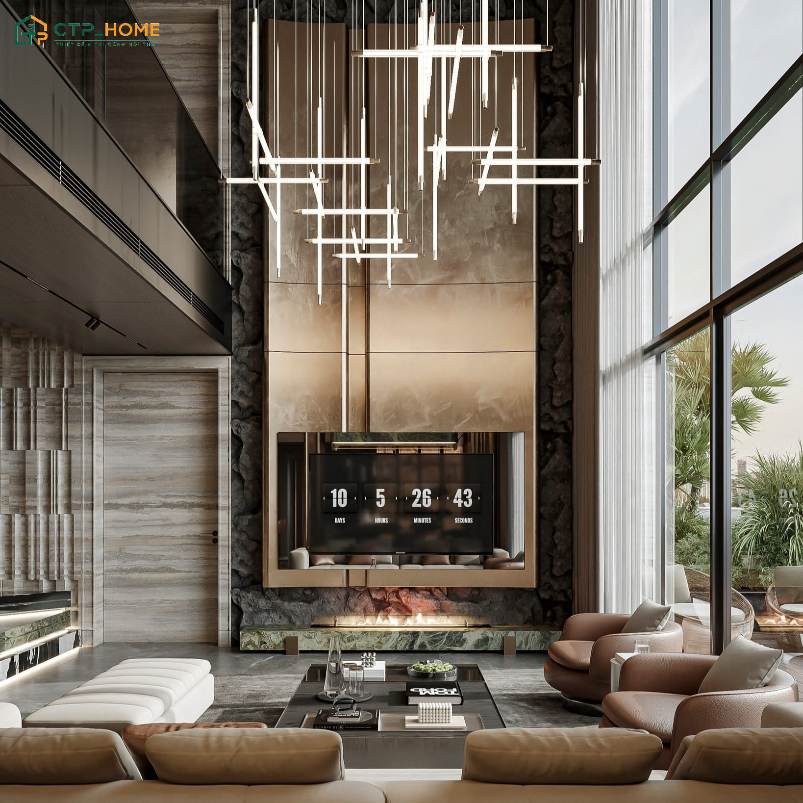 CTP Home - Đơn vị thiết kế nội thất Duplex đẹp, sang trọng và mang đậm dấu ấn cá nhân