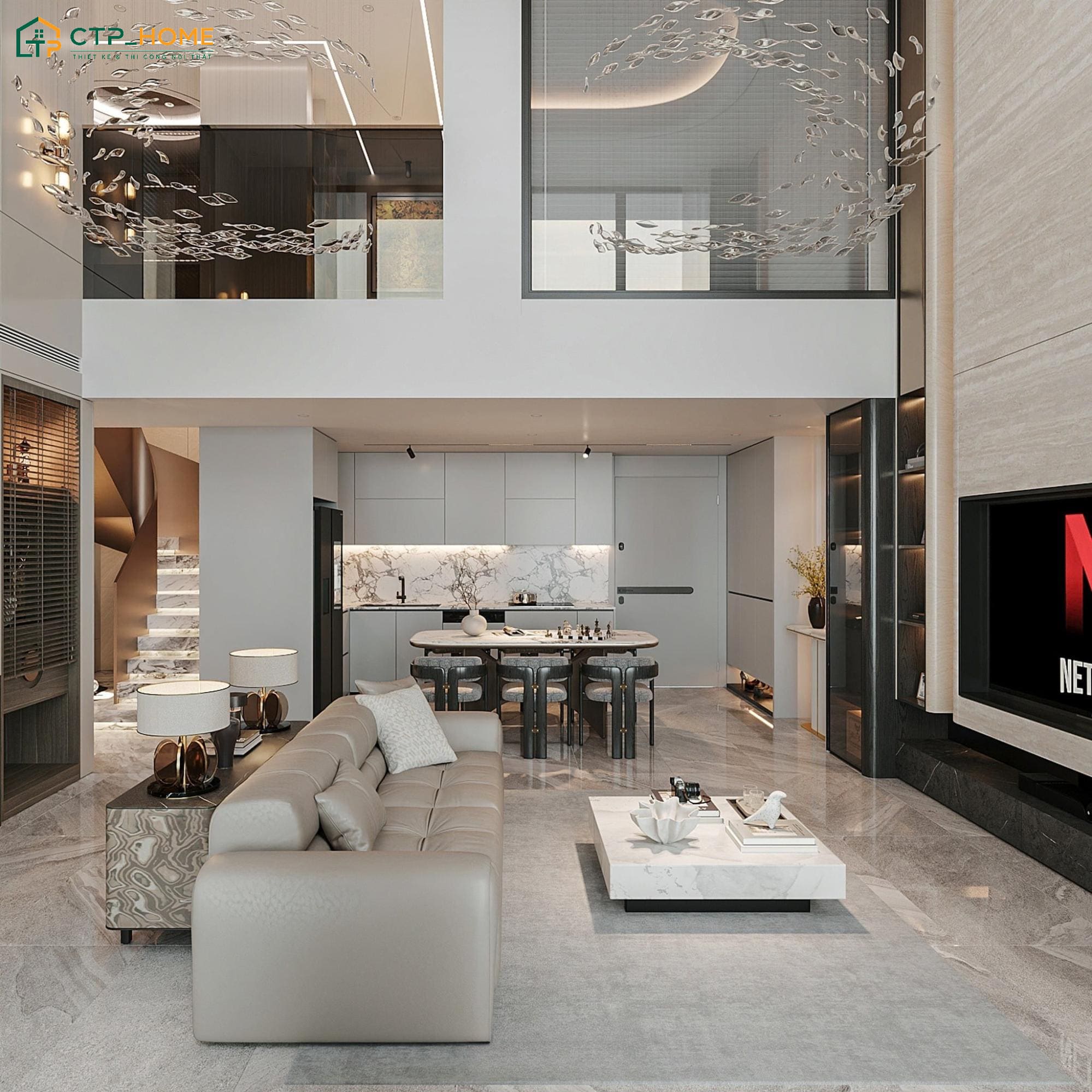 Căn hộ Duplex mang đến môi trường sống hiện đại, đẳng cấp và đầy đủ tiện nghi