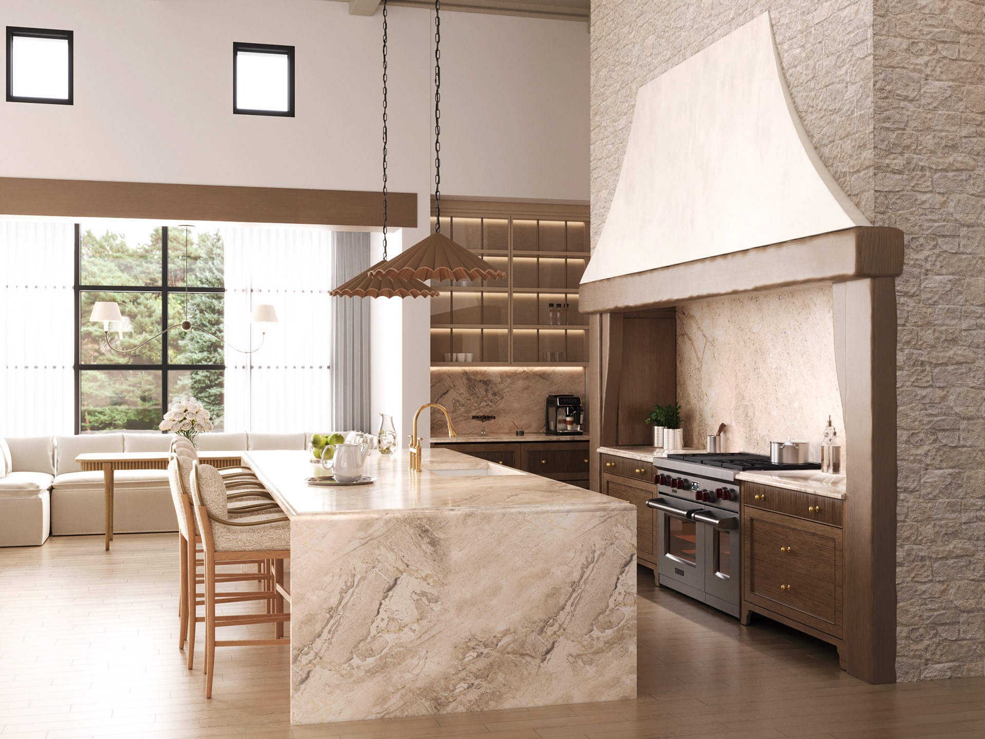 Áp dụng quy tắc tam giác bếp để giúp quá trình nấu nướng trở nên thuận tiện hơn