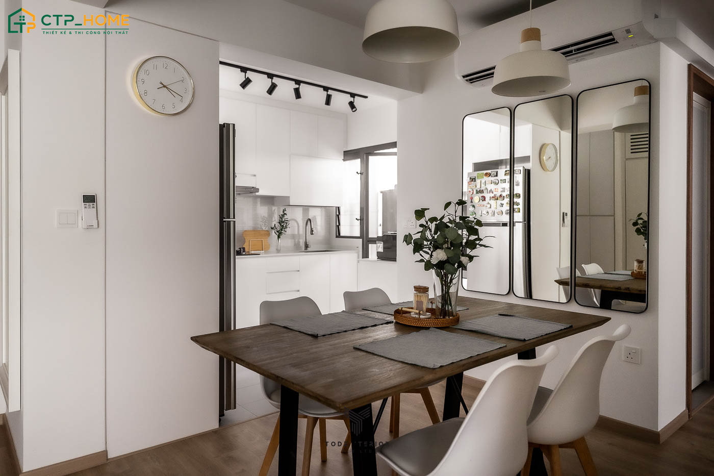 Phong cách tối giản sẽ sử dụng ít chi tiết trang trí để ưu tiên sự ngăn nắp và thông thoáng cho không gian