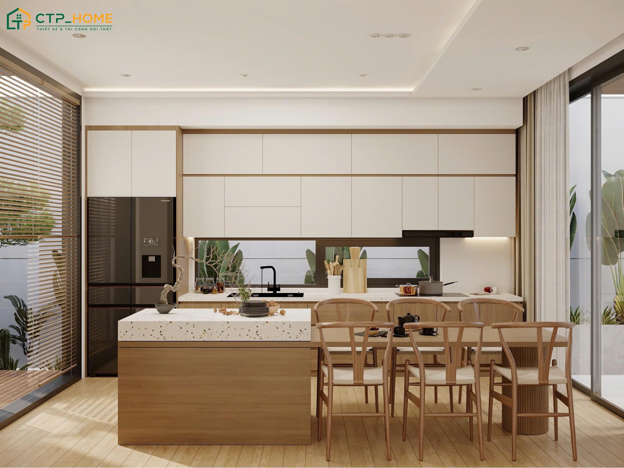 CTP Home là đơn vị thiết kế nội thất phòng ăn uy tín và được nhiều gia đình lựa chọn