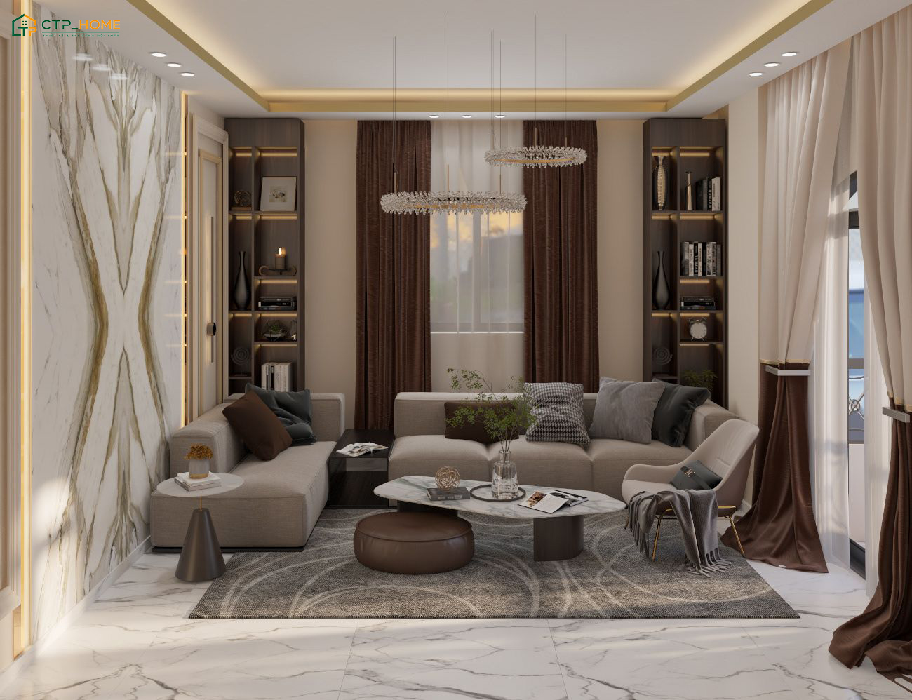 Việc decor phòng khách nhỏ với nội thất đa năng sẽ giúp gia tăng diện tích lưu trữ