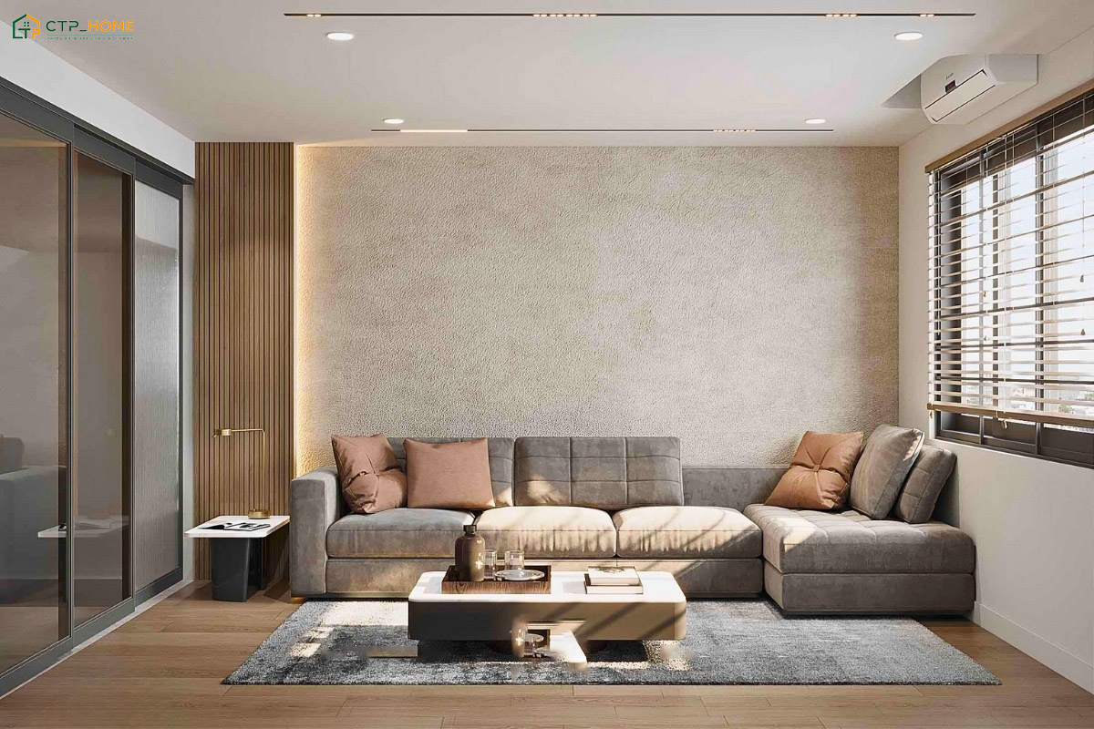 Mẫu phòng khách nhỏ đẹp hiện đại sẽ đảm bảo đầy đủ sự tiện nghi khi được bố trí khoa học