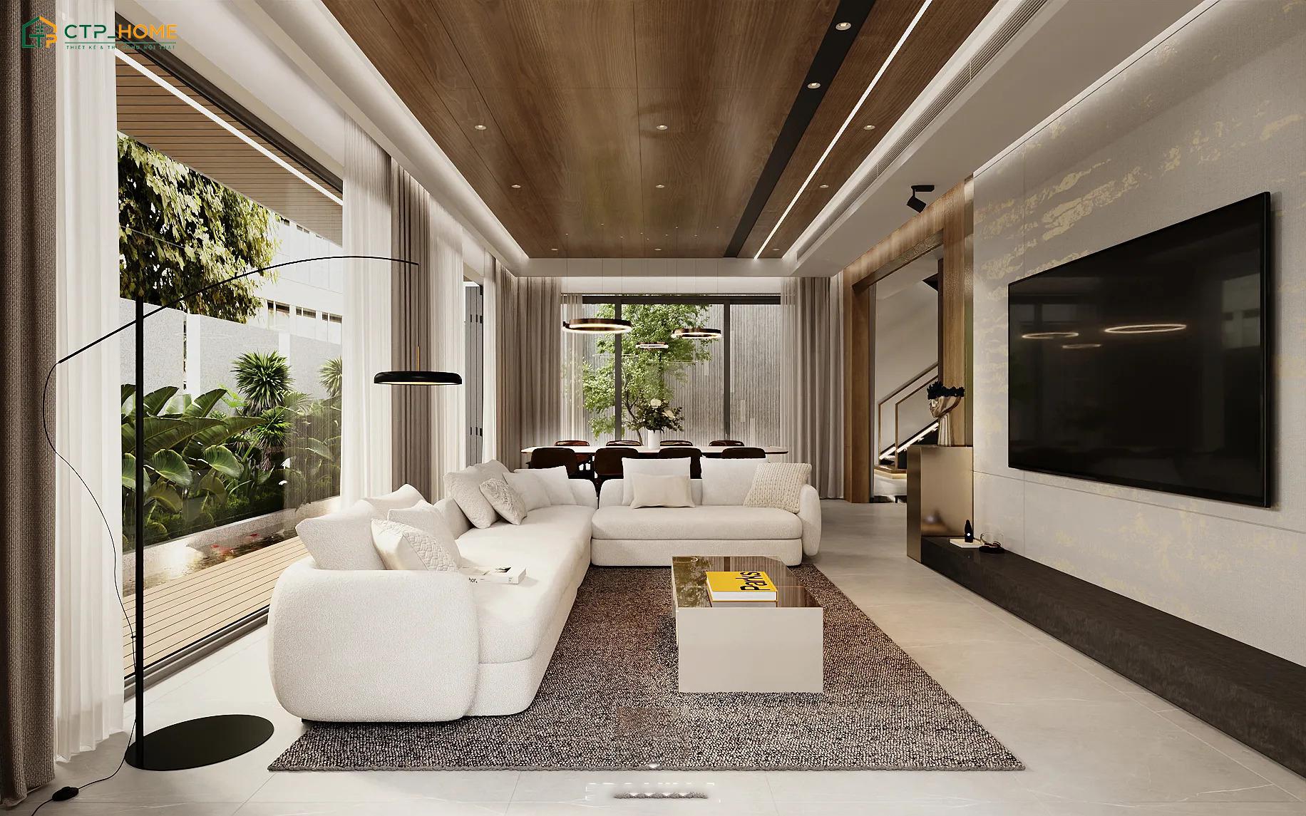 Thiết kế phòng khách nhỏ với nội thất thông minh sẽ giúp tận dụng tối đa diện tích sử dụng
