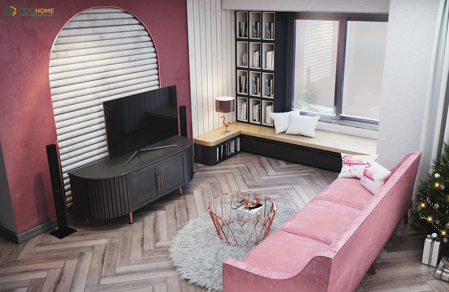 Tận dụng tối đa ánh sáng tự nhiên khi decor phòng khách nhỏ sẽ giúp không gian trên nên tươi mới hơn