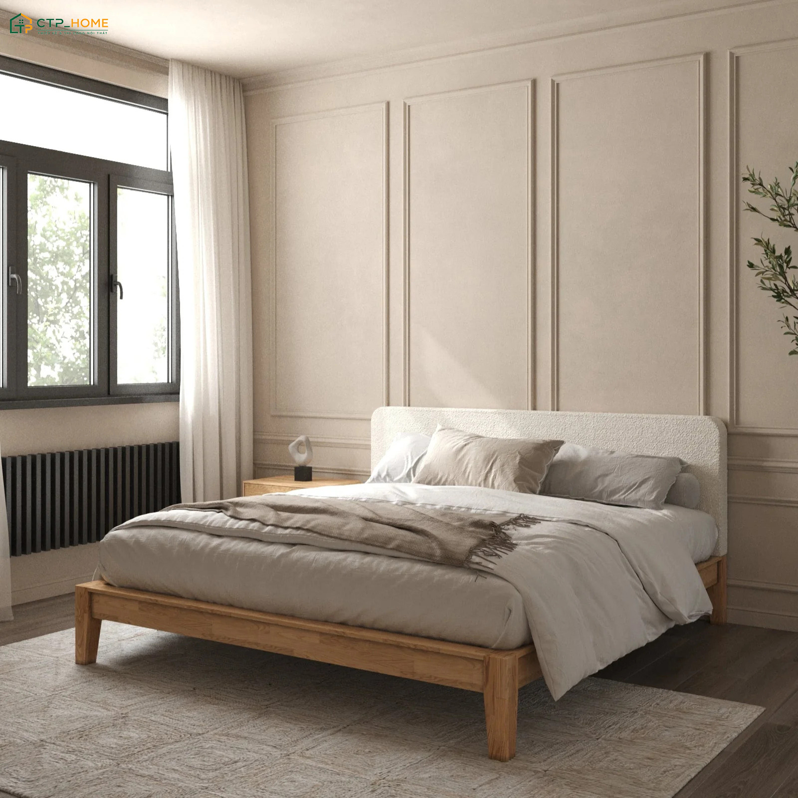 CTP Home là đơn vị thiết kế nội thất phòng ngủ nhỏ uy tín và có giá thành phải chăng tại TP Hồ Chí Minh