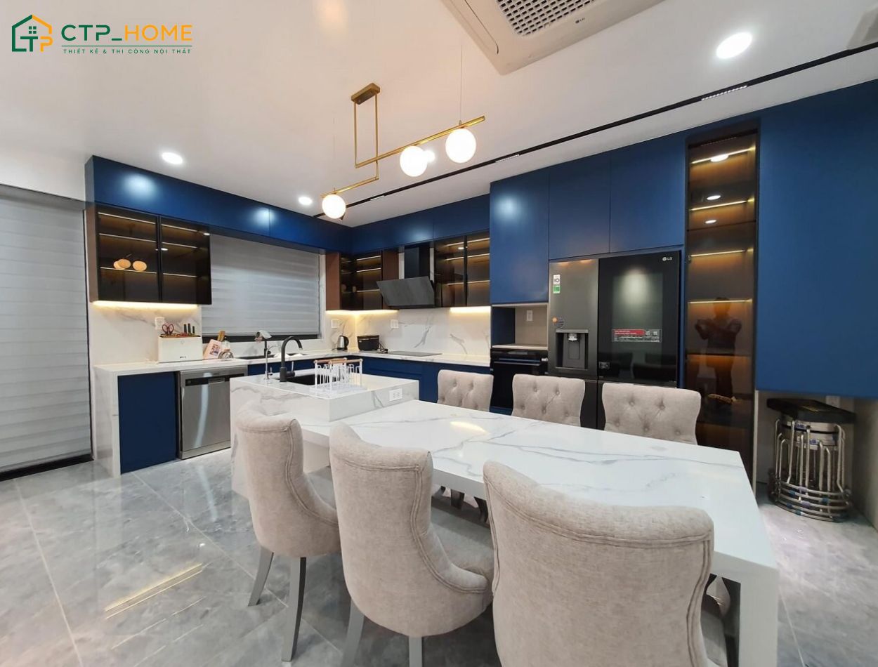 Nội thất bằng gỗ công nghiệp được nhiều gia đình lựa chọn khi có giá thành phải chăng
