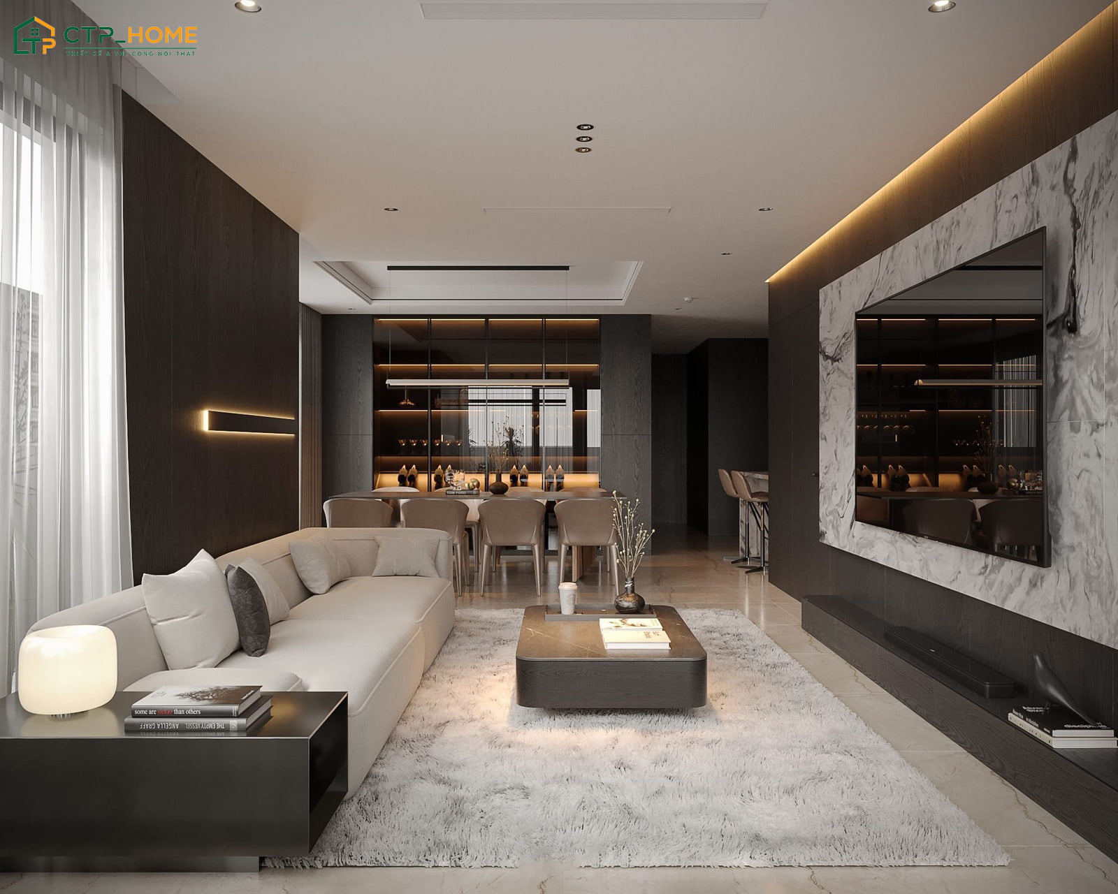 CTP Home là đơn vị thiết kế nội thất có độ uy tín cao trên thị trường hiện nay