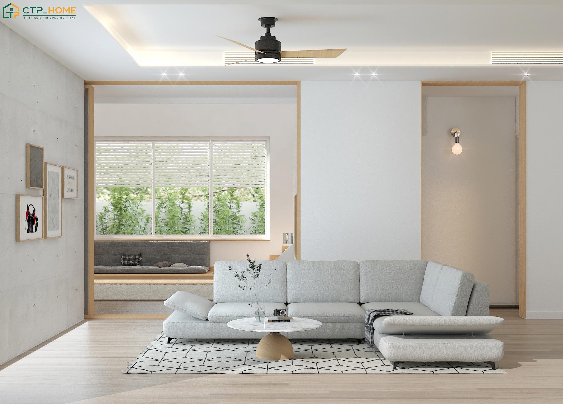 Màu trắng sẽ giúp tôn lên đường nét gọn gàng của nội thất và làm nổi bật vẻ đẹp tinh tế của từng chi tiết