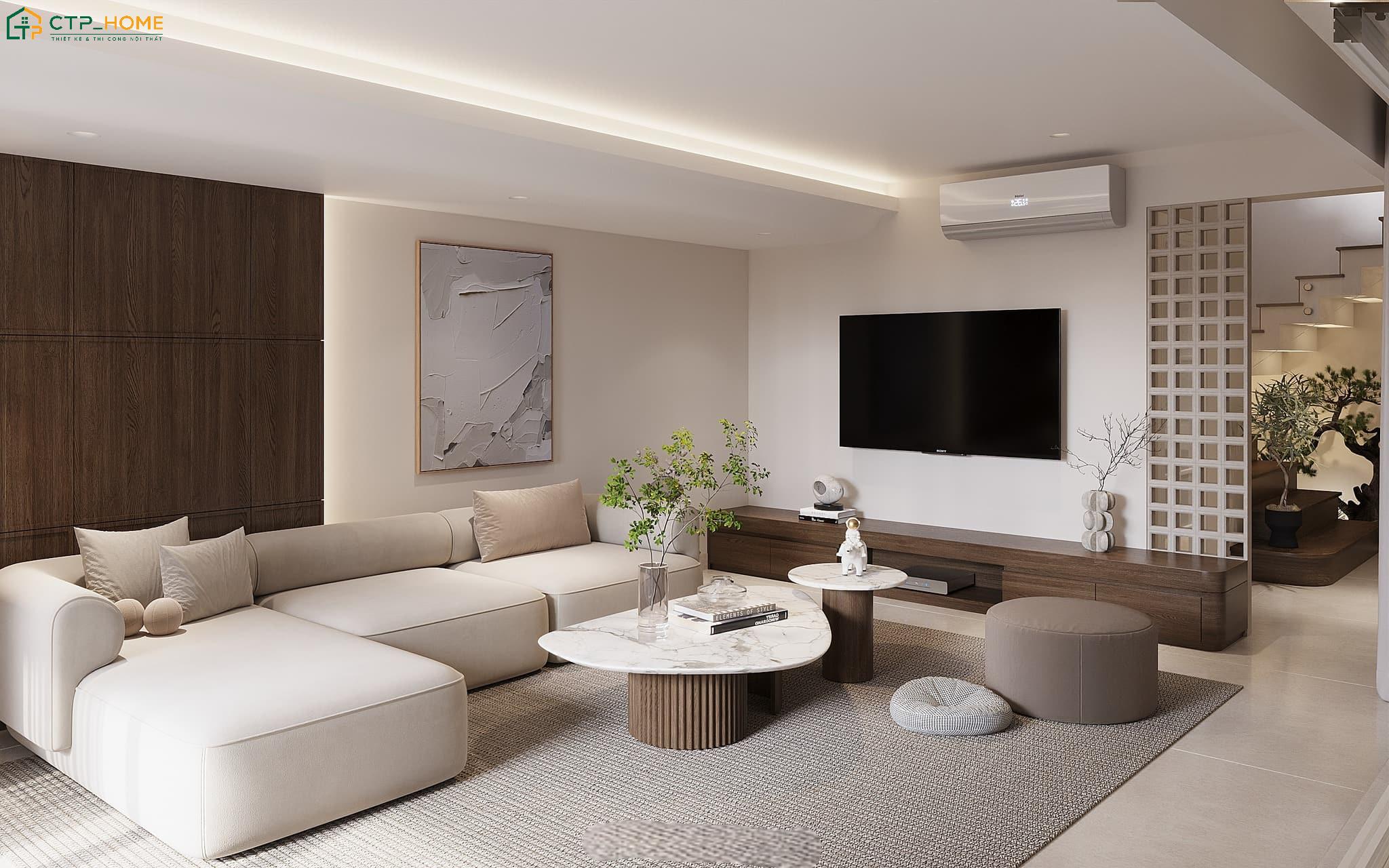 Nội thất được tiết chế hợp lý giúp mang đến một không gian gọn gàng và phù hợp với nhu cầu sử dụng