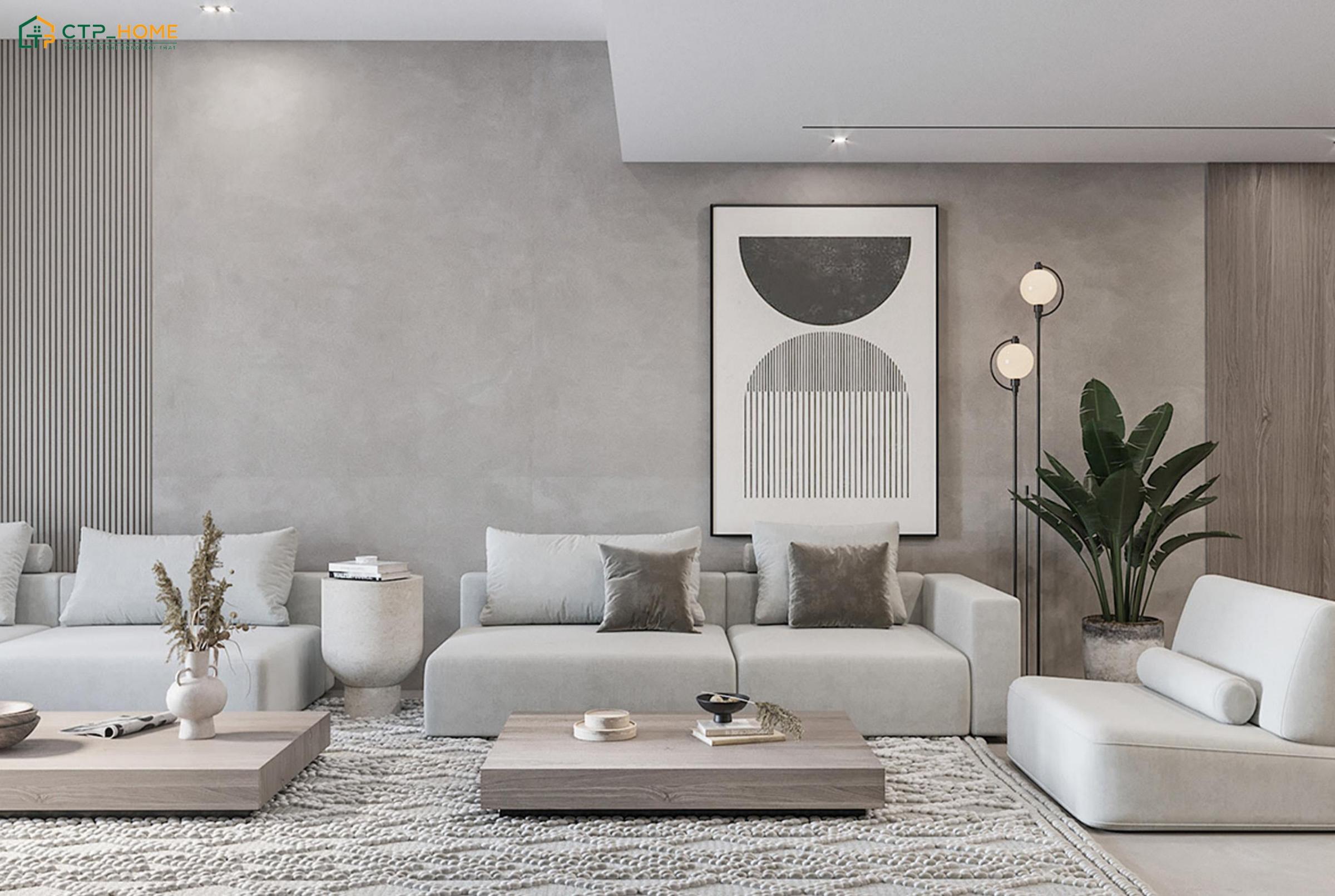 Gia chủ cần nắm rõ những lưu ý quan trọng khi thiết kế nội thất phòng khách phong cách tối giản
