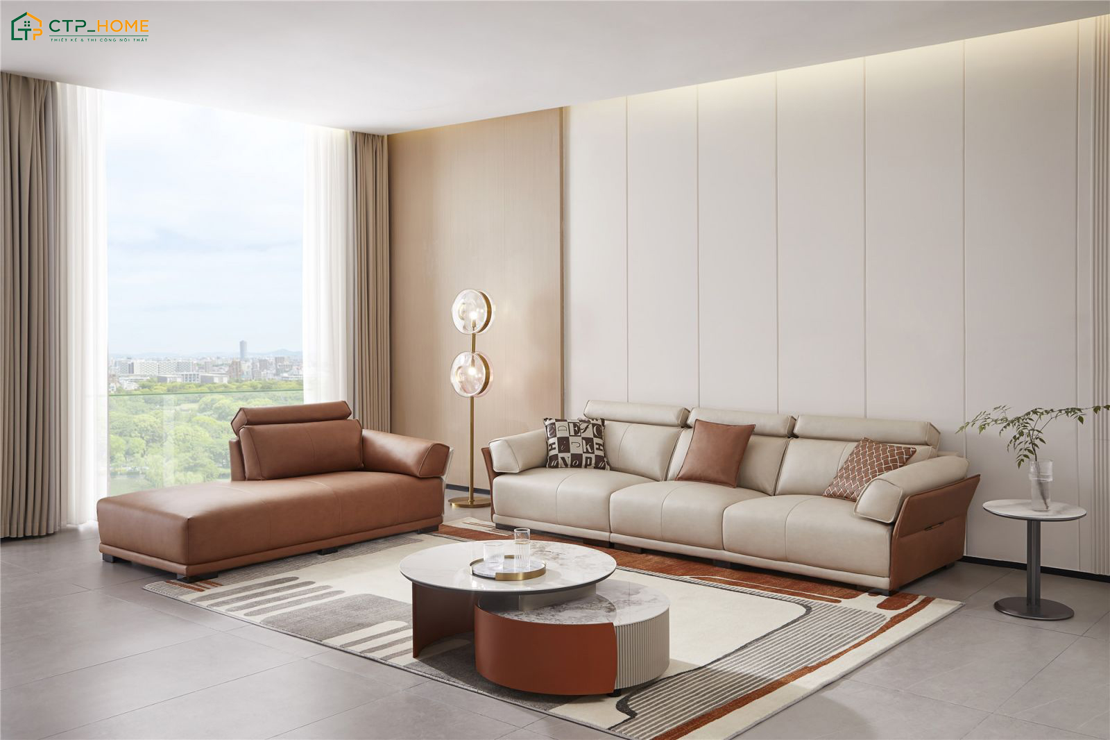 CTP Home là đơn vị thiết kế phòng khách đẹp đơn giản uy tín và chất lượng trên thị trường