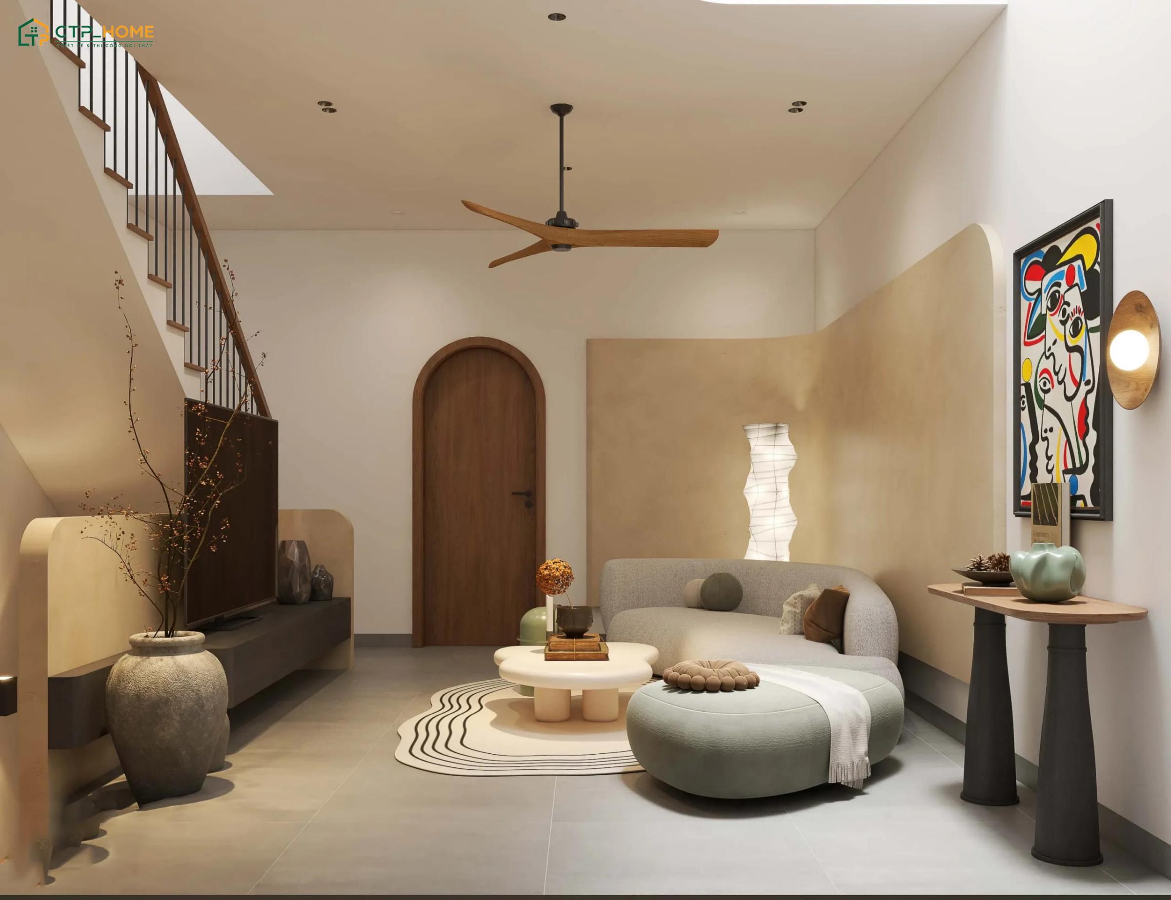 Ưu tiên sử dụng các tone màu chủ đạo trung tính nhẹ nhàng để đem đến cảm giác thông thoáng và dễ chịu