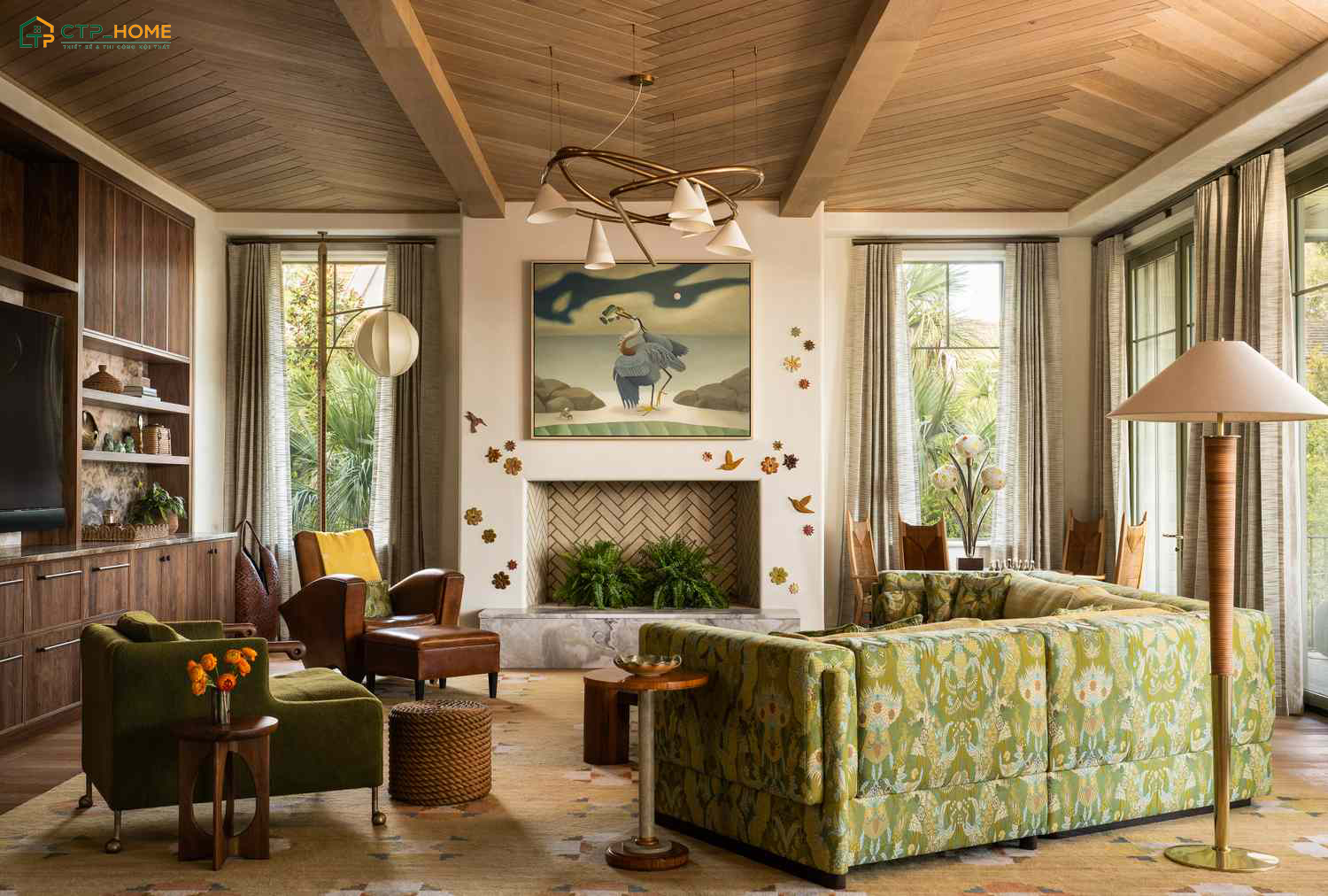 70+ Mẫu decor phòng khách Vintage đẹp, độc đáo năm 2026