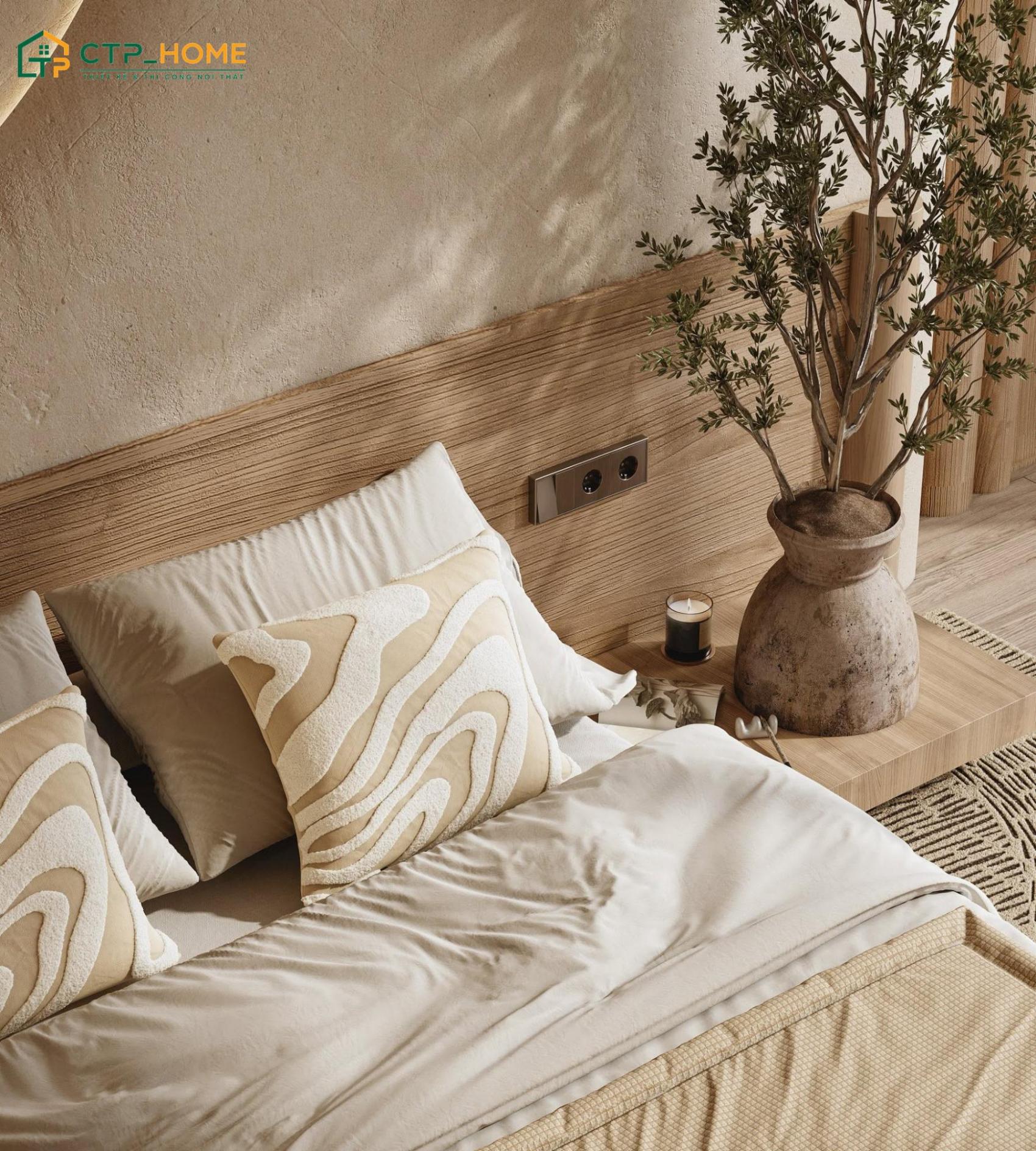 Việc bố trí nội thất hài hoà sẽ đem đến cảm giác thư thái và dễ chịu cho không gian nghỉ ngơi