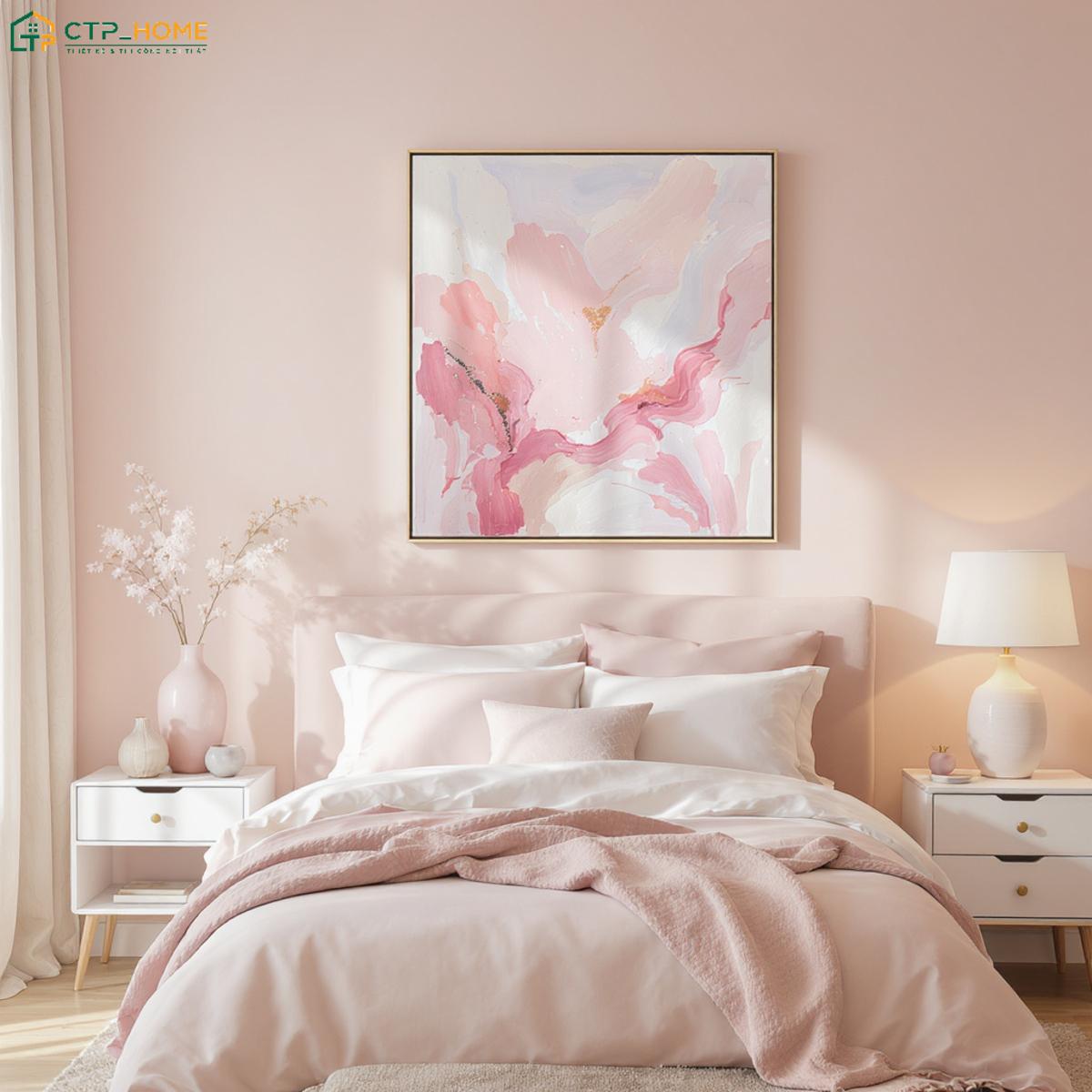 Gam màu hồng đào sẽ phù hợp với phong cách trẻ trung để tạo điểm nhấn cho đồ nội thất