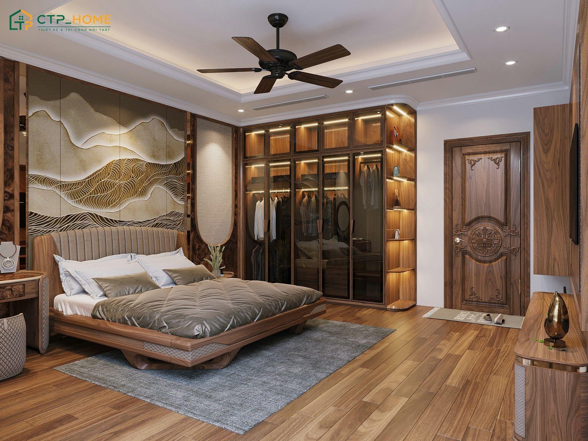 CTP Home là đơn vị chuyên thiết kế phòng ngủ tone nâu với sự kết hợp hài hòa giữa thẩm mỹ và công năng