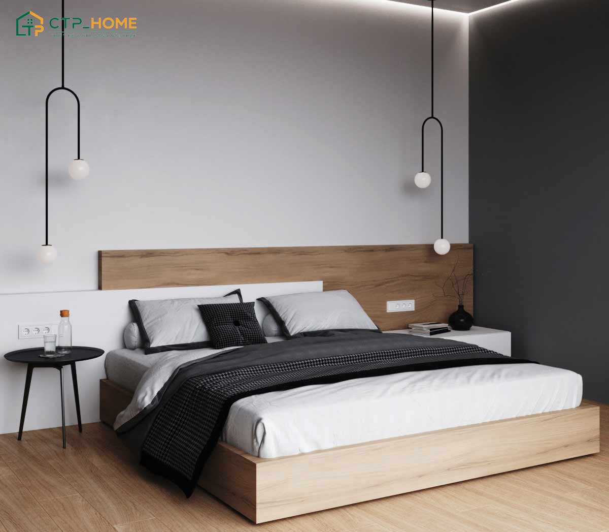 Phòng ngủ tone trắng cần phải được phối hợp với các gam màu khác để đảm bảo sự hài hòa