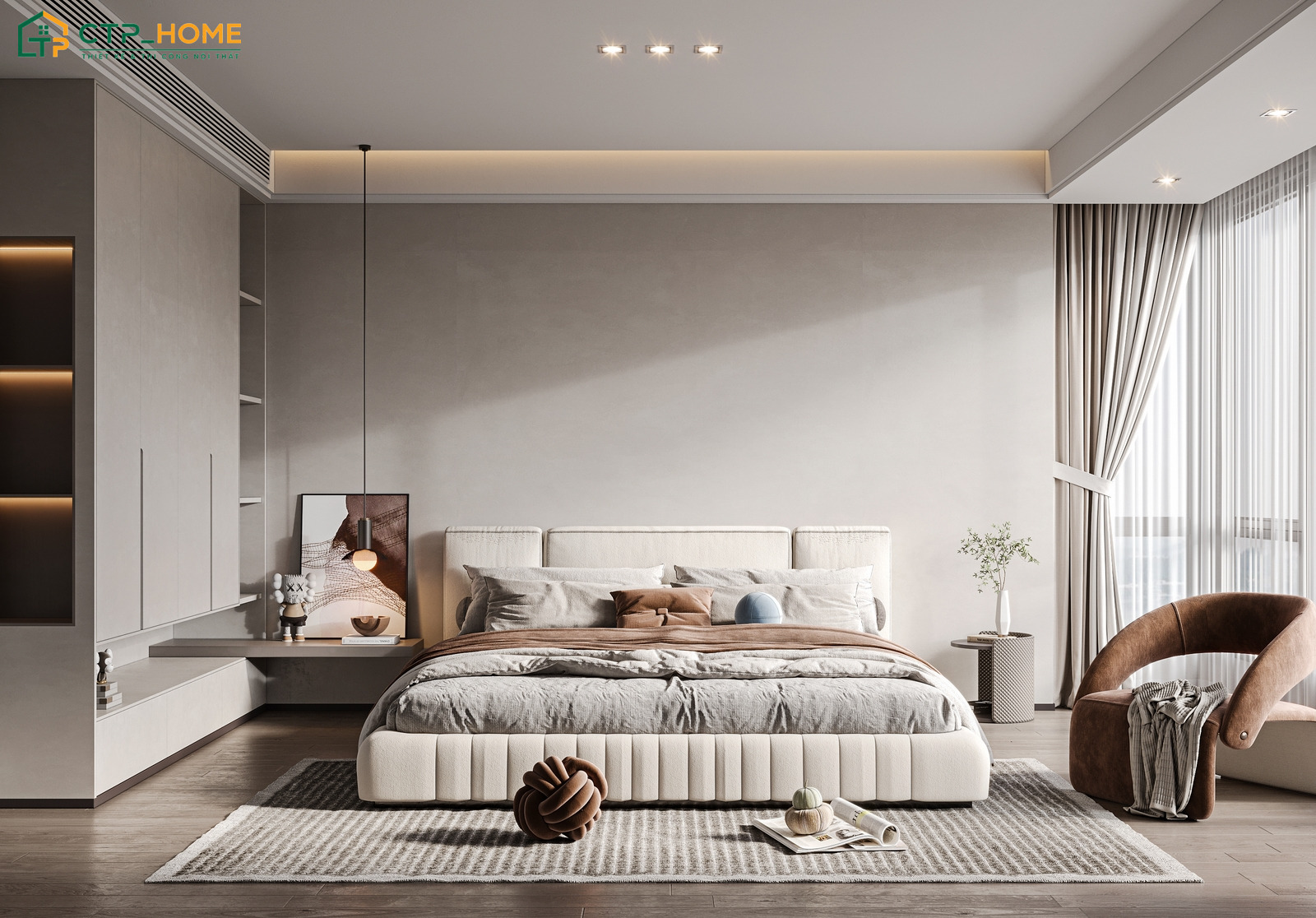 Hướng đặt giường ngủ phải đảm bảo yếu tố phong thuỷ để không ảnh hưởng đến chất lượng giấc ngủ