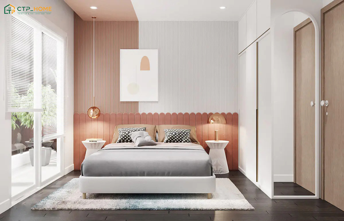Nội thất nên được sắp xếp một cách khoa học để đảm bảo sự cân đối cho phòng ngủ 15m2 - 20m2