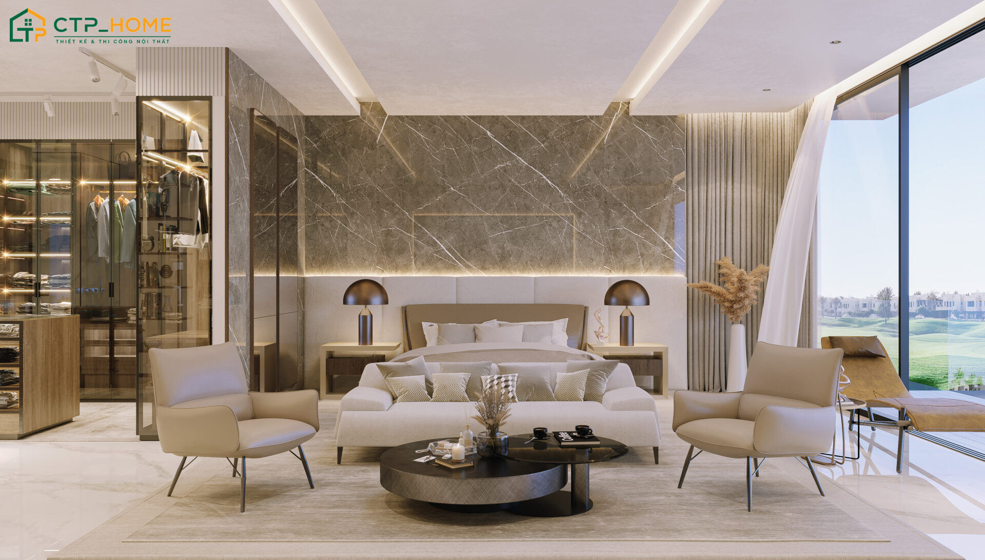 Mọi chi tiết đều sẽ được chăm chút tỉ mỉ để khẳng định gu thẩm mỹ riêng biệt của gia chủ